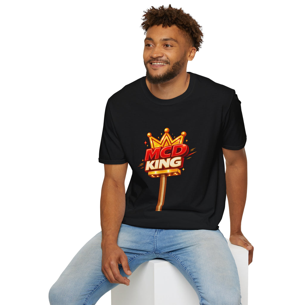 Unisex Softstyle T-Shirt MCD KING (fast-food mcd)