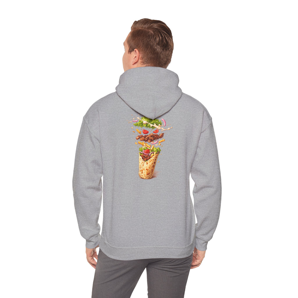Kebab Shop Graphic Tee — 'Tryb Kebab' Street Food Wrap Illustration