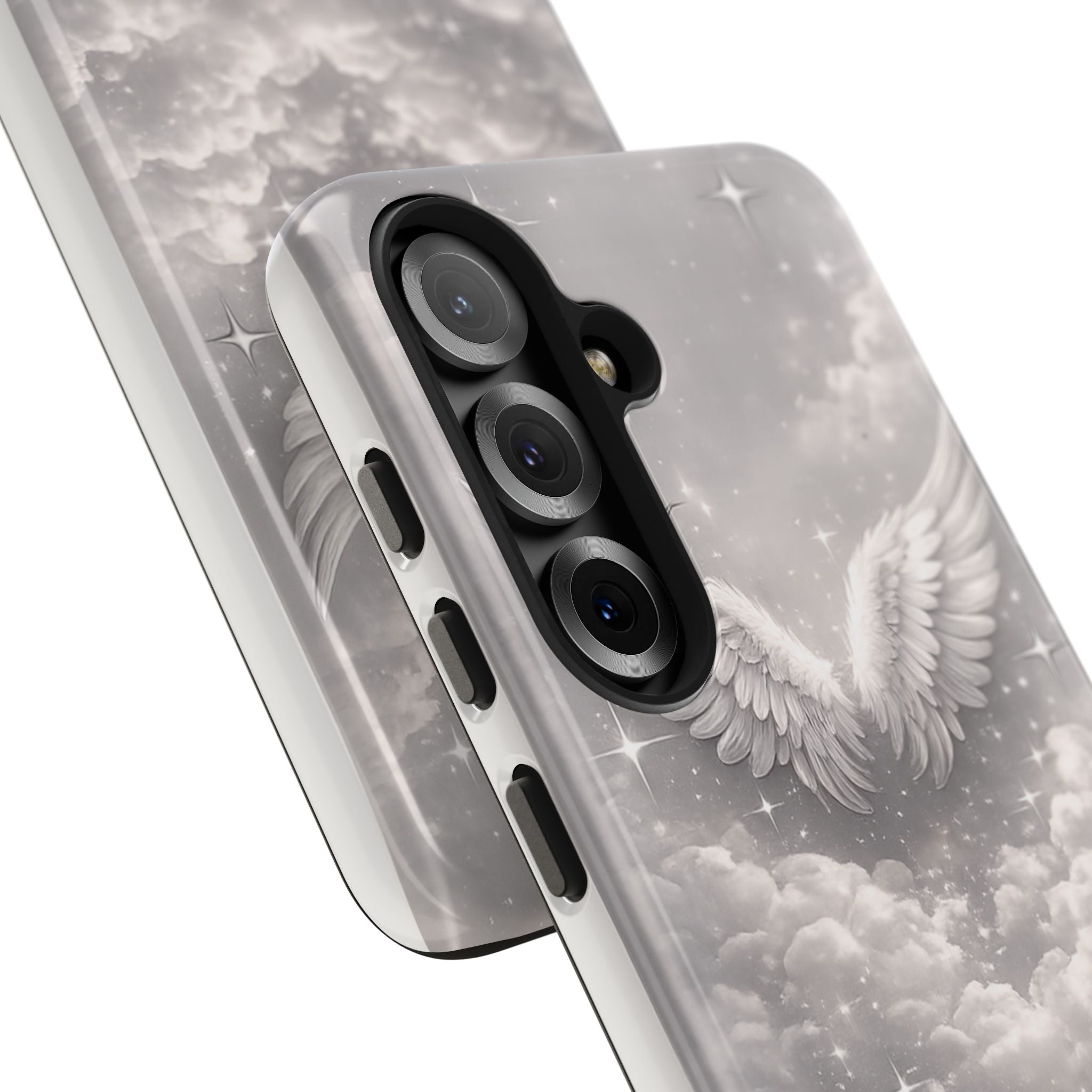 Angel Wings Cloud Tough Phone Case — Protective iPhone Case with Heavenly Wing Design