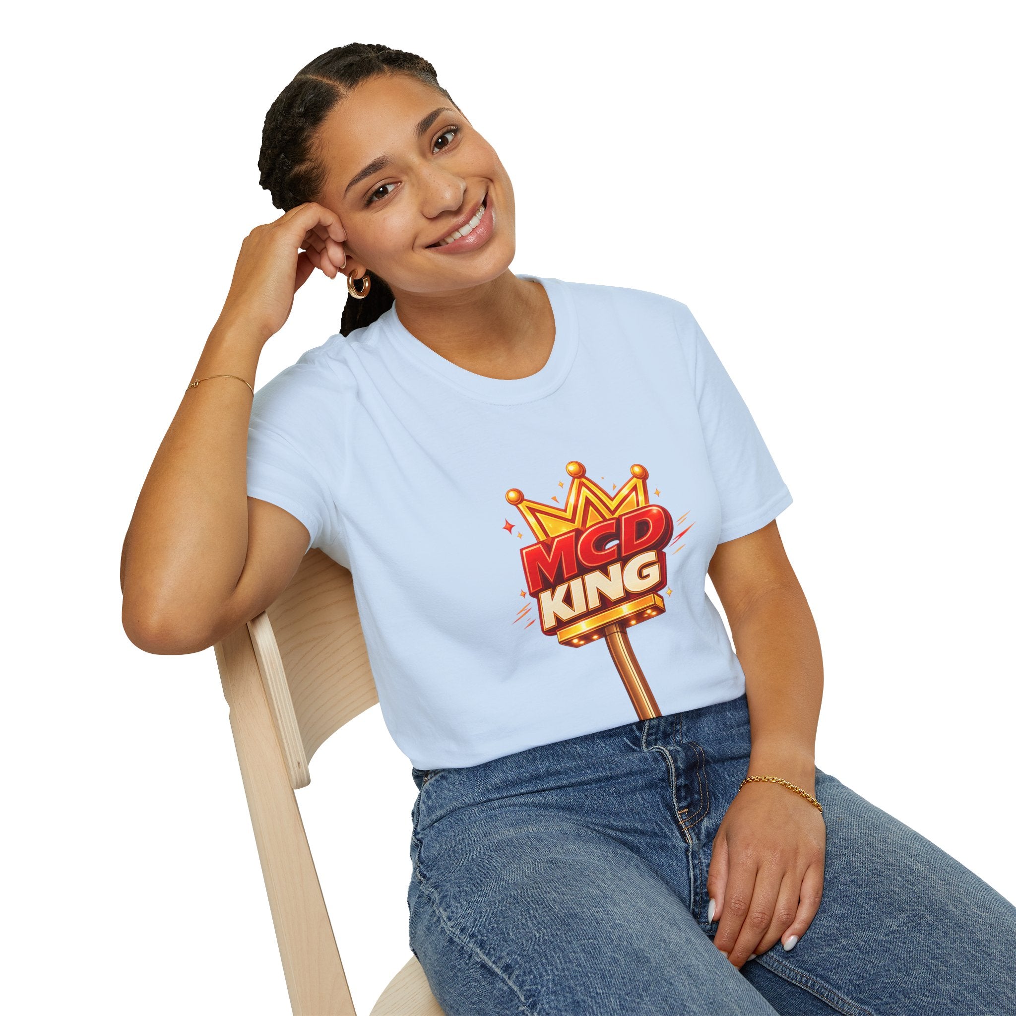 Unisex Softstyle T-Shirt MCD KING (fast-food mcd)