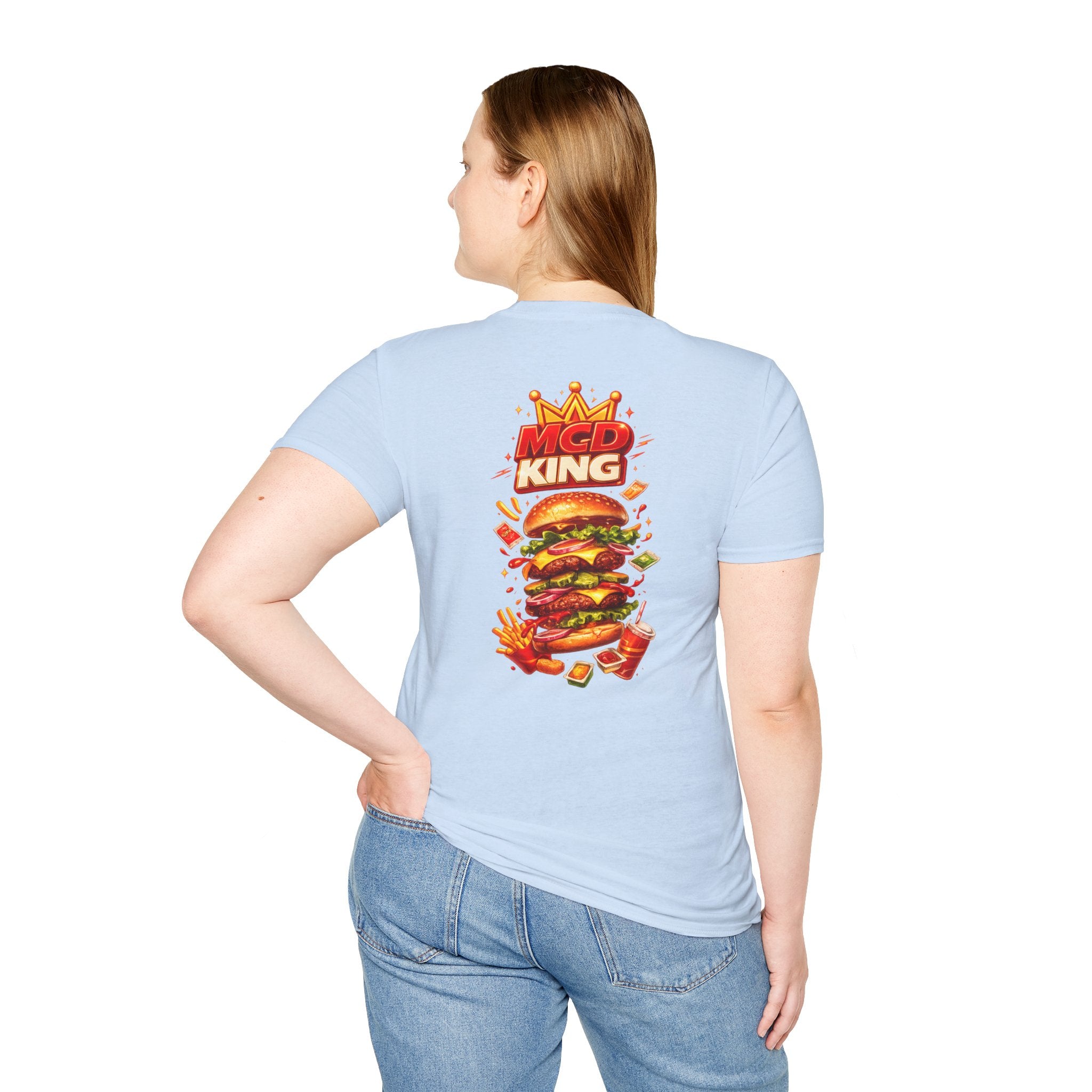 Unisex Softstyle T-Shirt MCD KING (fast-food mcd)