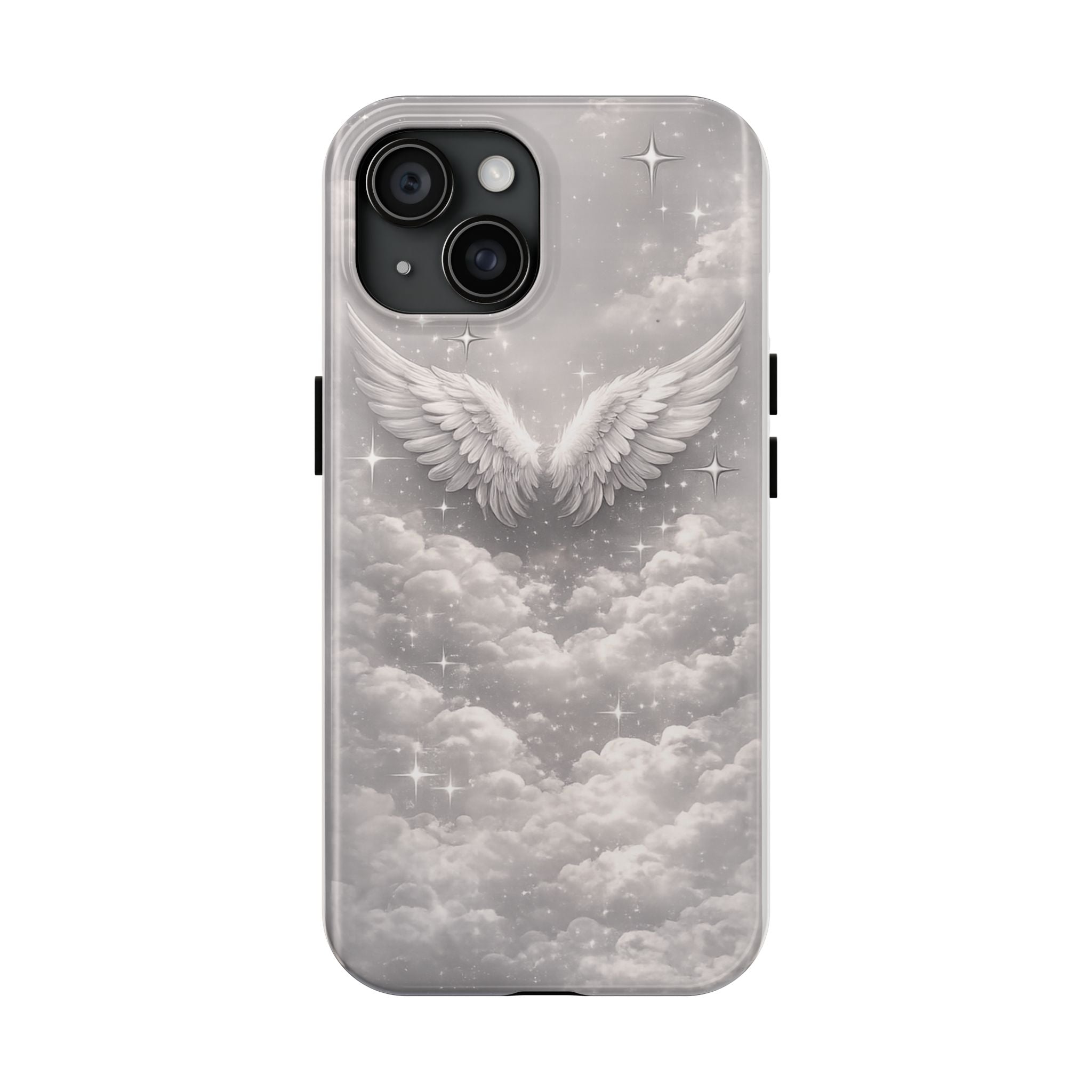 Angel Wings Cloud Tough Phone Case — Protective iPhone Case with Heavenly Wing Design