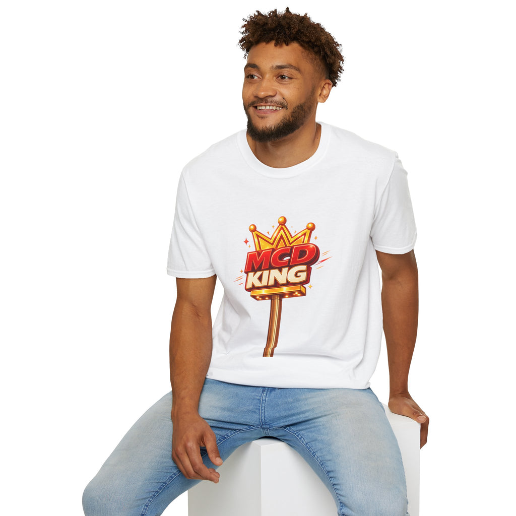 Unisex Softstyle T-Shirt MCD KING (fast-food mcd)