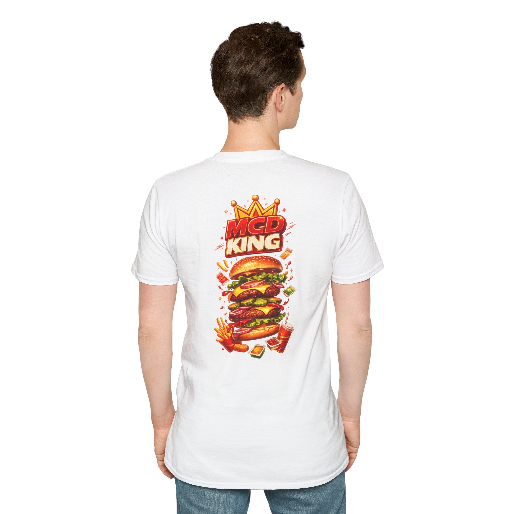 Unisex Softstyle T-Shirt MCD KING (fast-food mcd)