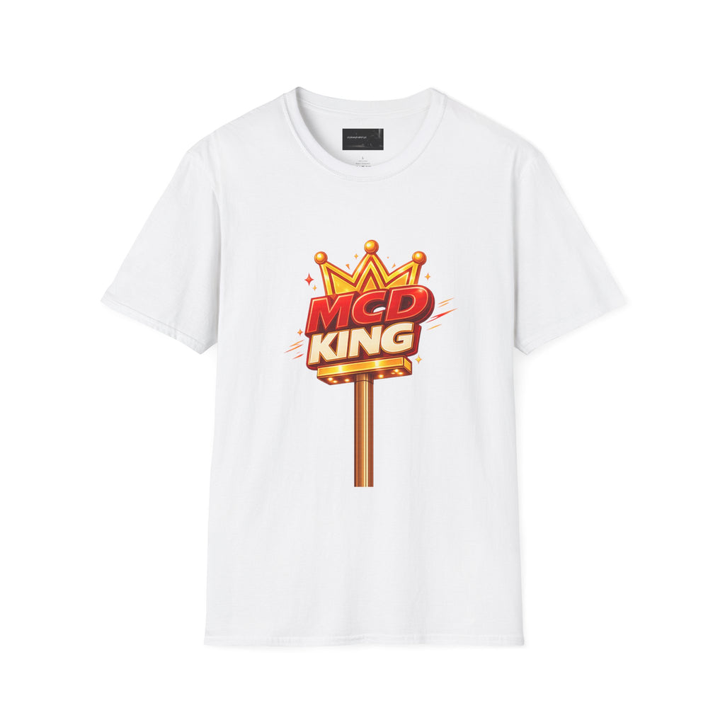 Unisex Softstyle T-Shirt MCD KING (fast-food mcd)