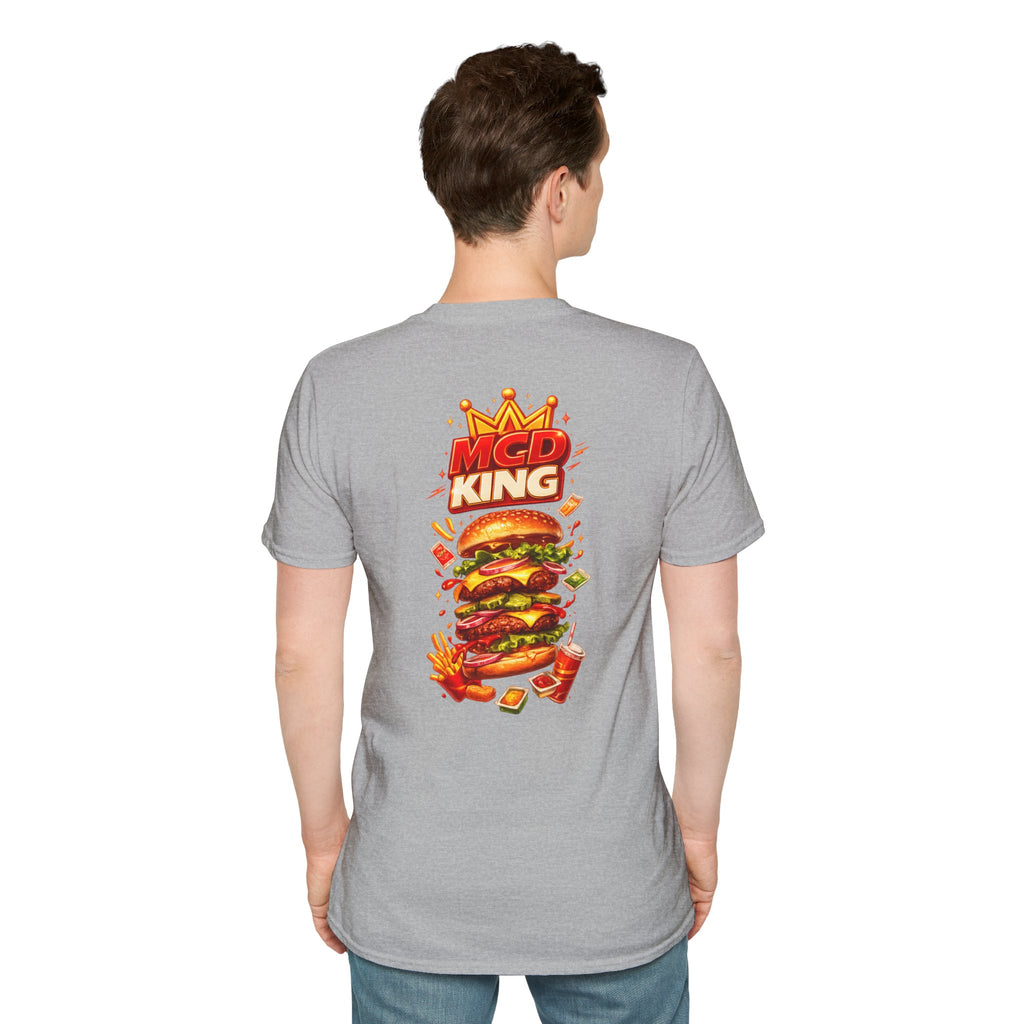 Unisex Softstyle T-Shirt MCD KING (fast-food mcd)