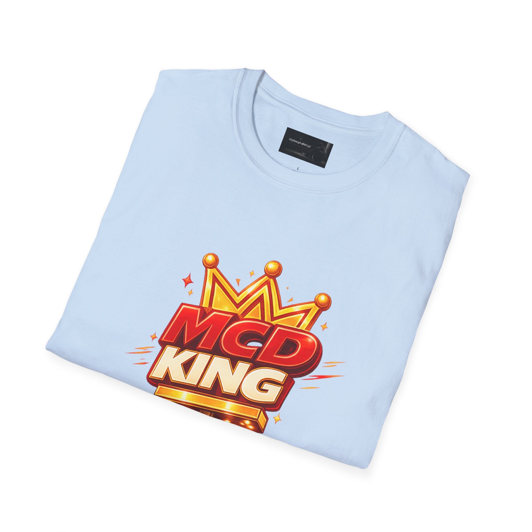 Unisex Softstyle T-Shirt MCD KING (fast-food mcd)