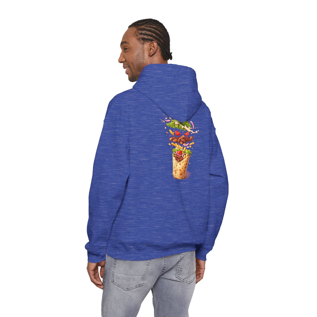 Kebab Shop Graphic Tee — 'Tryb Kebab' Street Food Wrap Illustration