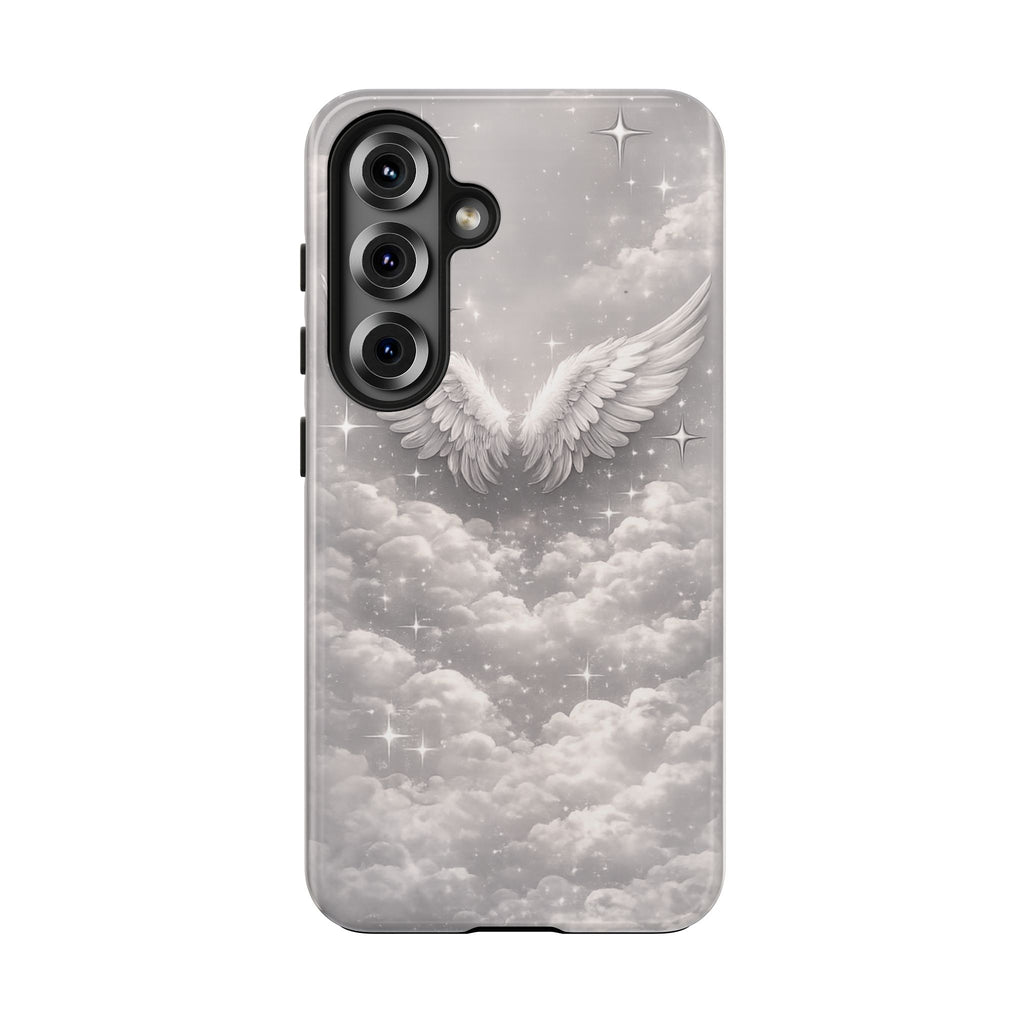 Angel Wings Cloud Tough Phone Case — Protective iPhone Case with Heavenly Wing Design