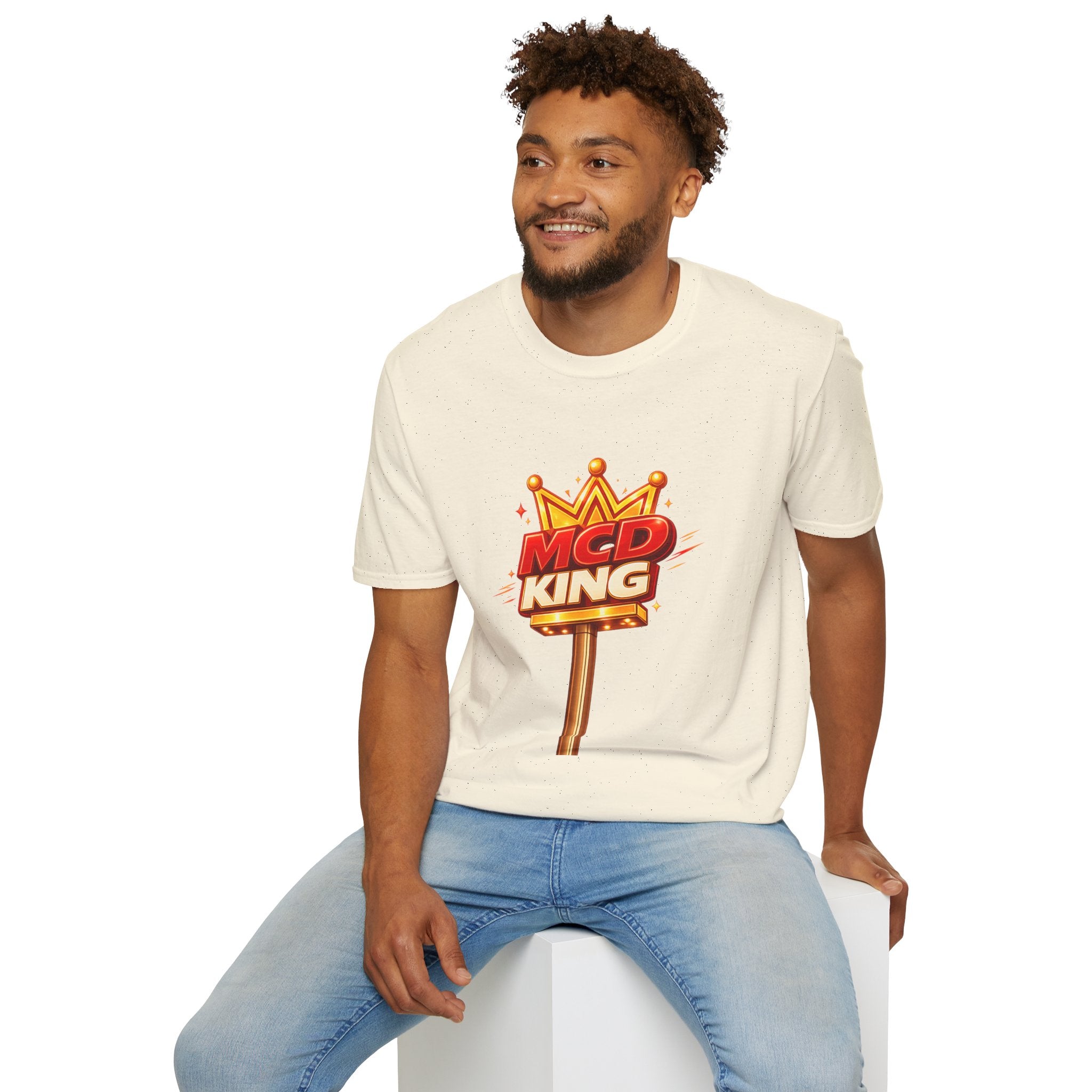 Unisex Softstyle T-Shirt MCD KING (fast-food mcd)