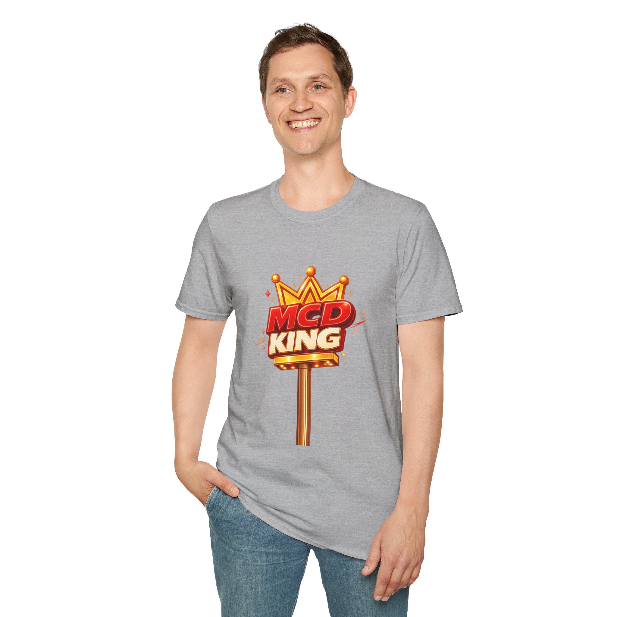 Unisex Softstyle T-Shirt MCD KING (fast-food mcd)