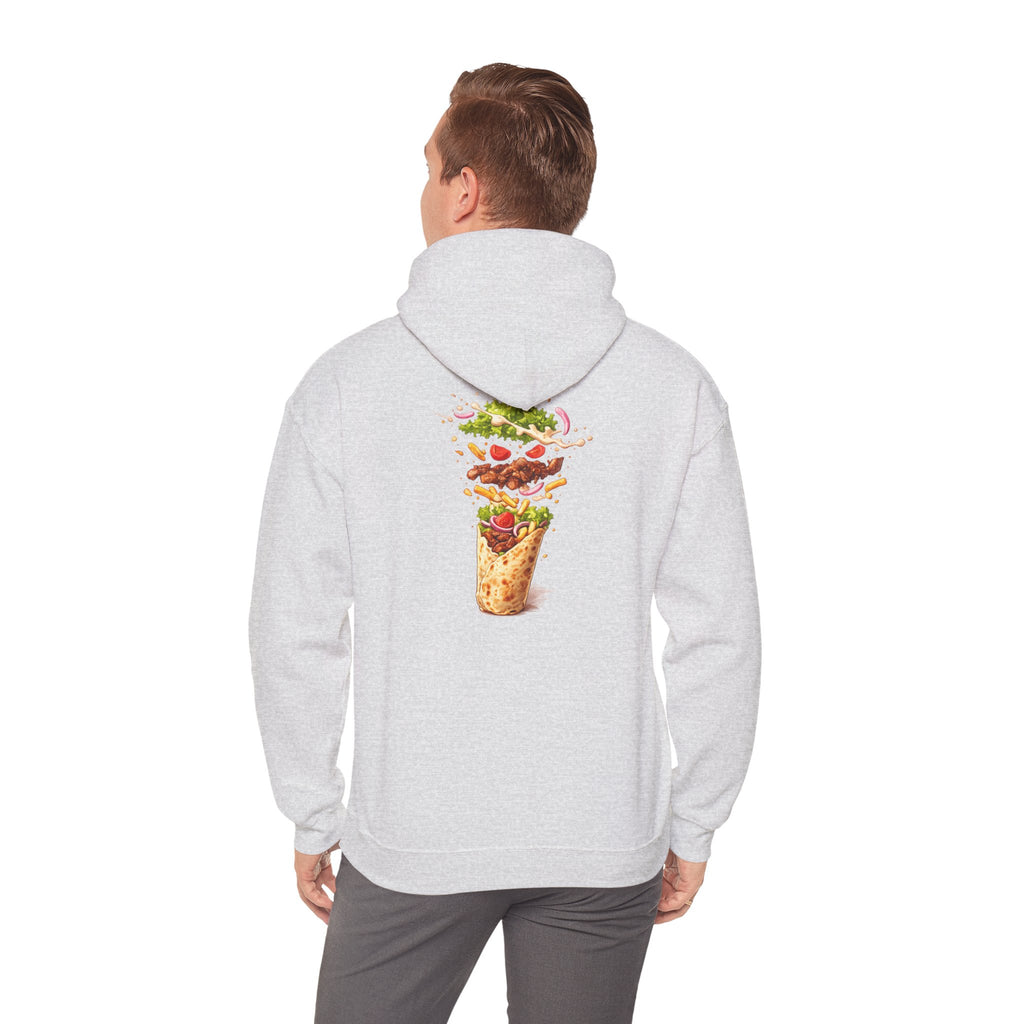 Kebab Shop Graphic Tee — 'Tryb Kebab' Street Food Wrap Illustration