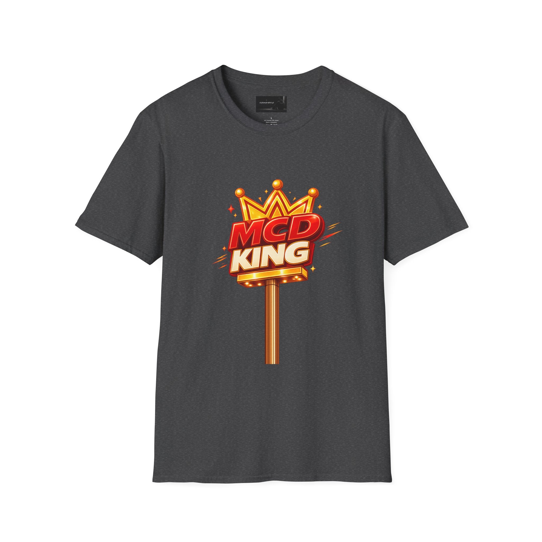 Unisex Softstyle T-Shirt MCD KING (fast-food mcd)