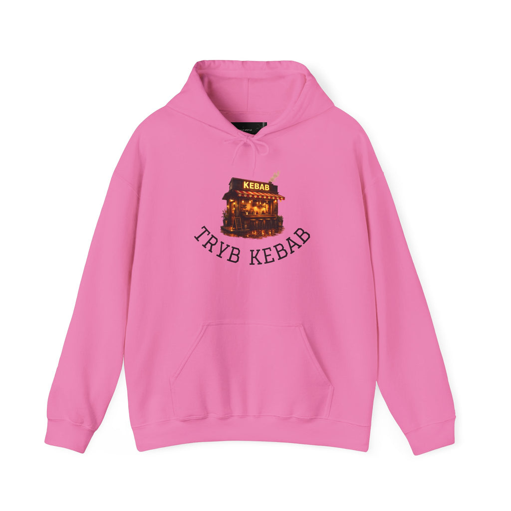 Kebab Shop Graphic Tee — 'Tryb Kebab' Street Food Wrap Illustration