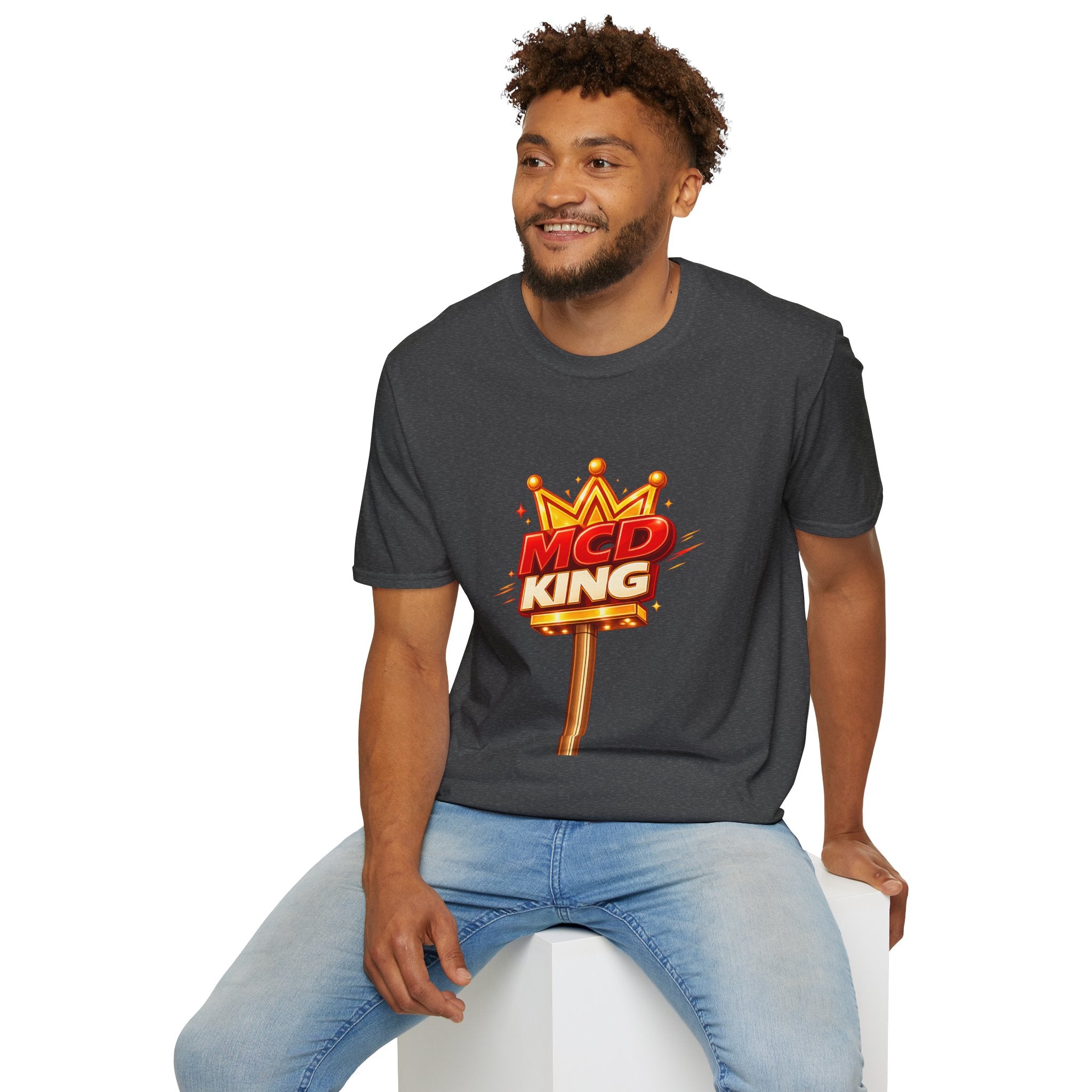 Unisex Softstyle T-Shirt MCD KING (fast-food mcd)