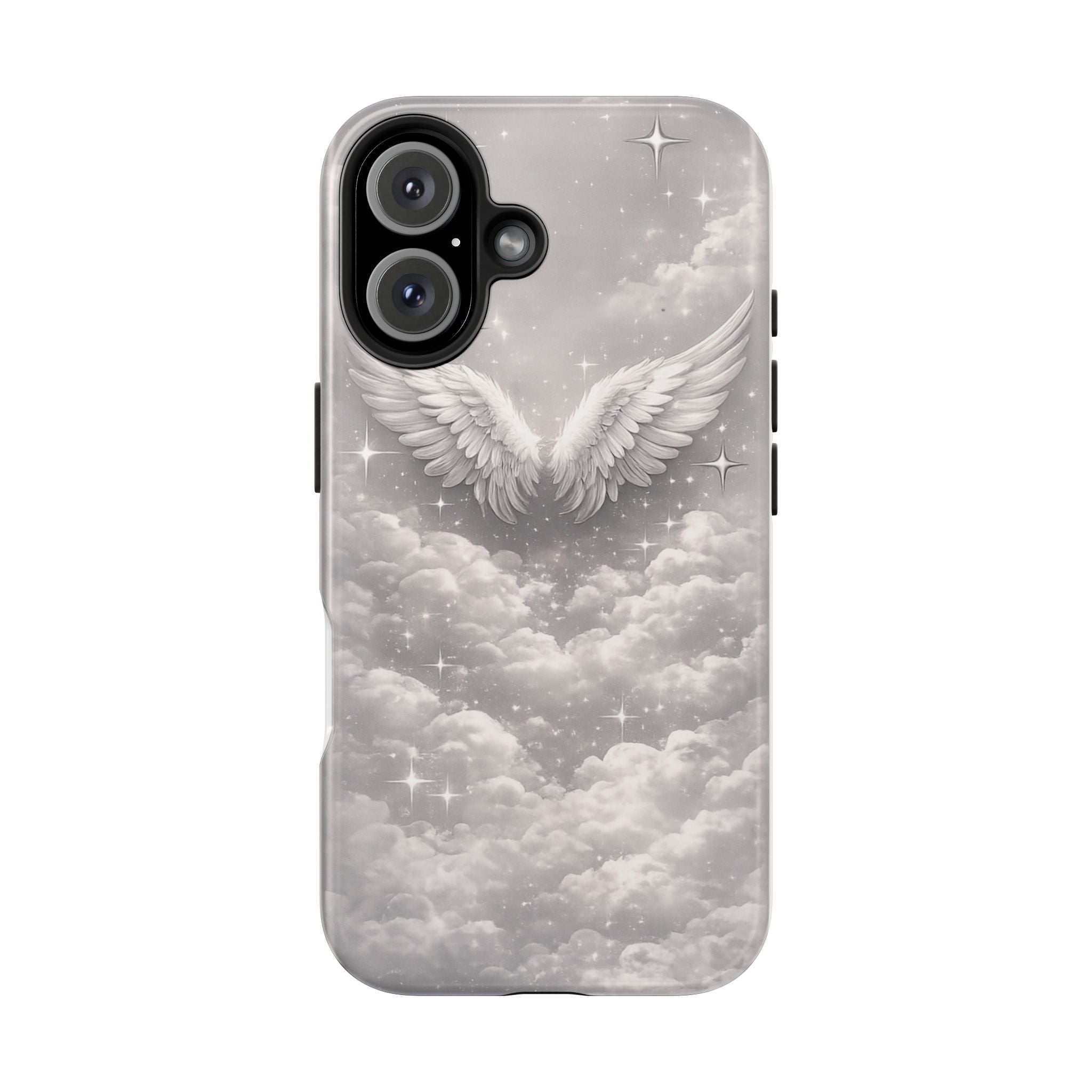 Angel Wings Cloud Tough Phone Case — Protective iPhone Case with Heavenly Wing Design