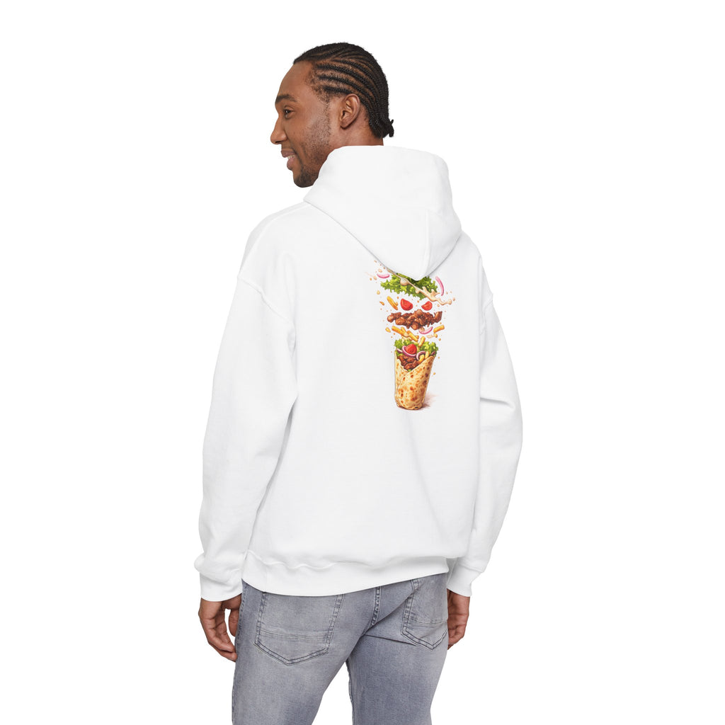 Kebab Shop Graphic Tee — 'Tryb Kebab' Street Food Wrap Illustration
