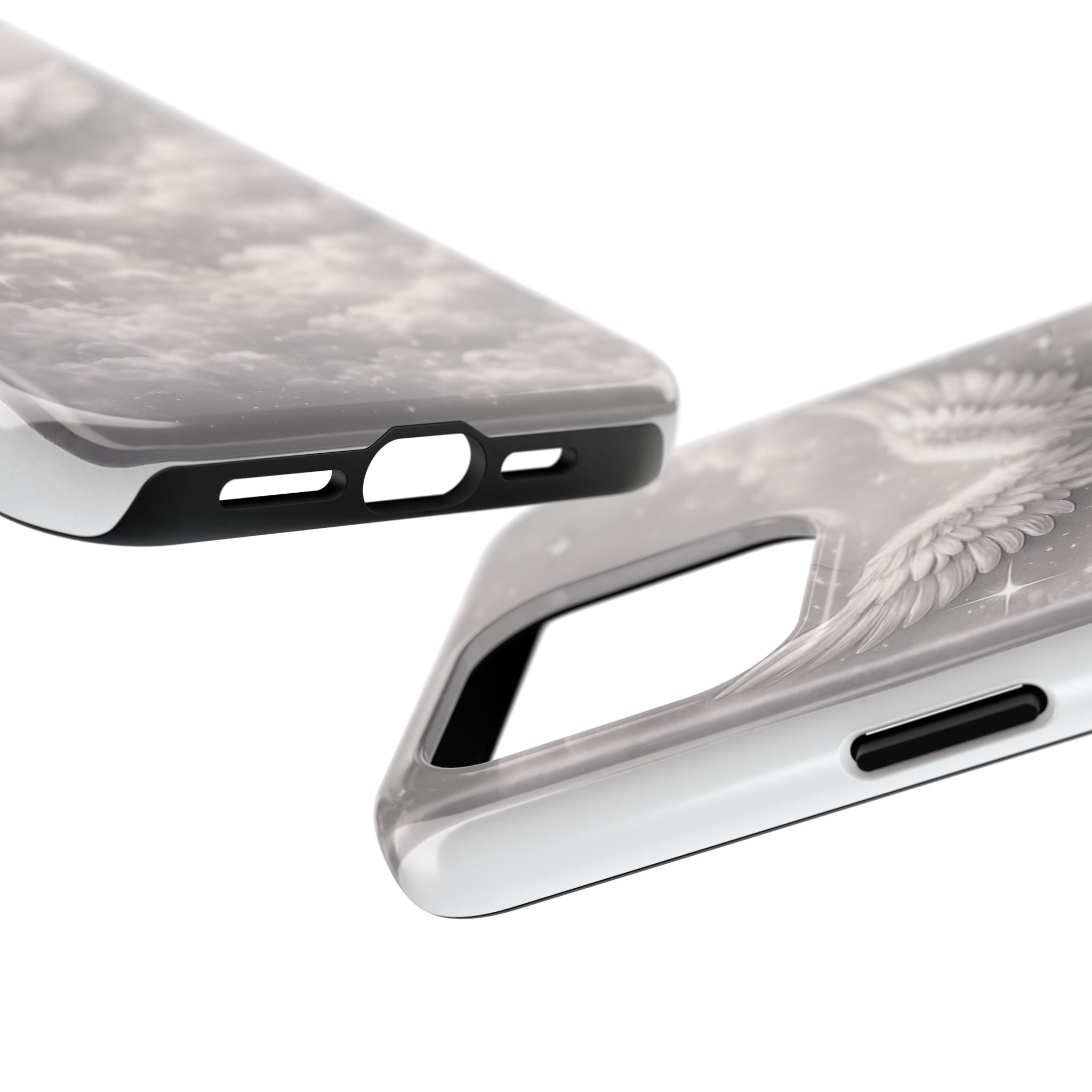 Angel Wings Cloud Tough Phone Case — Protective iPhone Case with Heavenly Wing Design