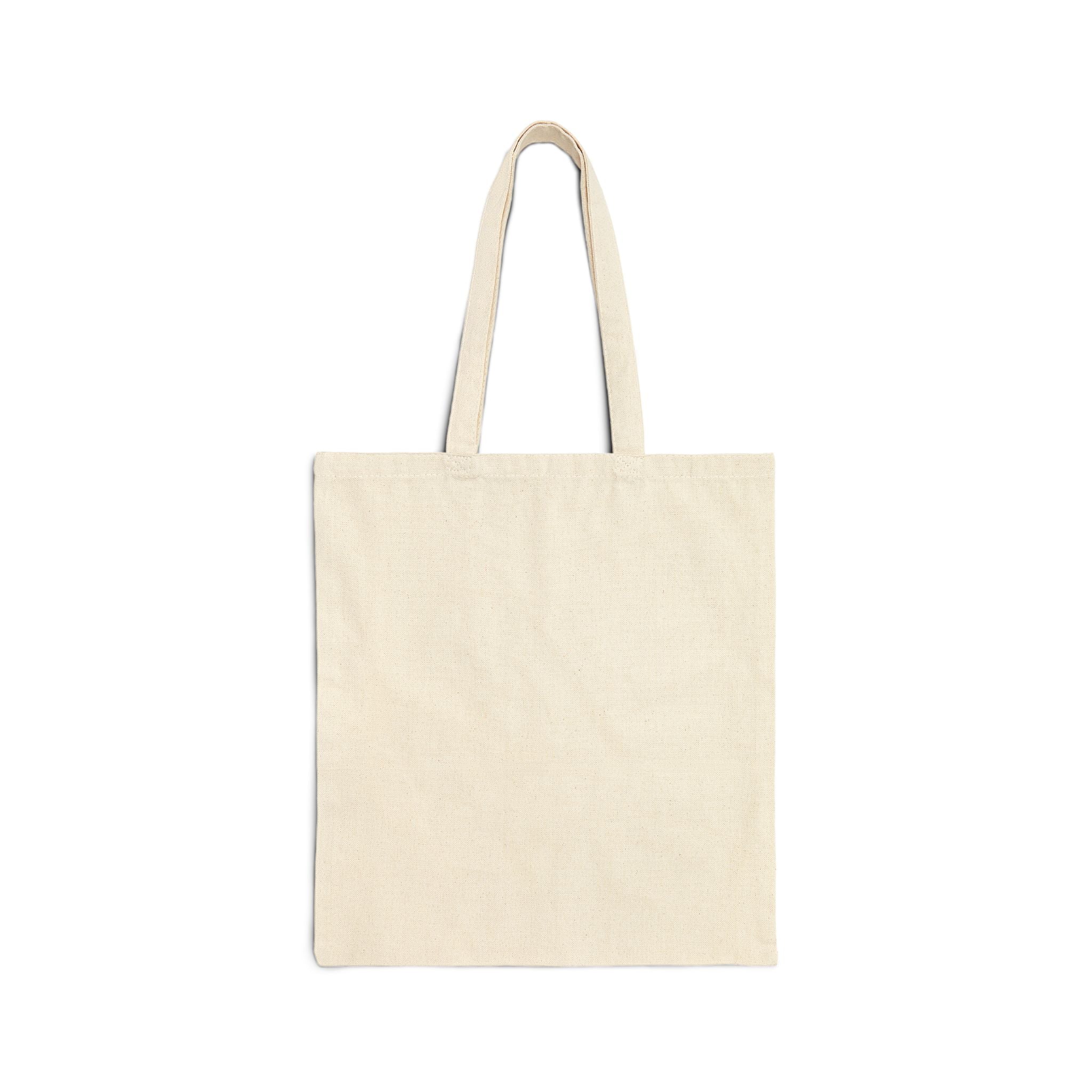 Tote Bag – Cherry Blossom Calligraphy Canvas Tote (Japanese Kanji Art)