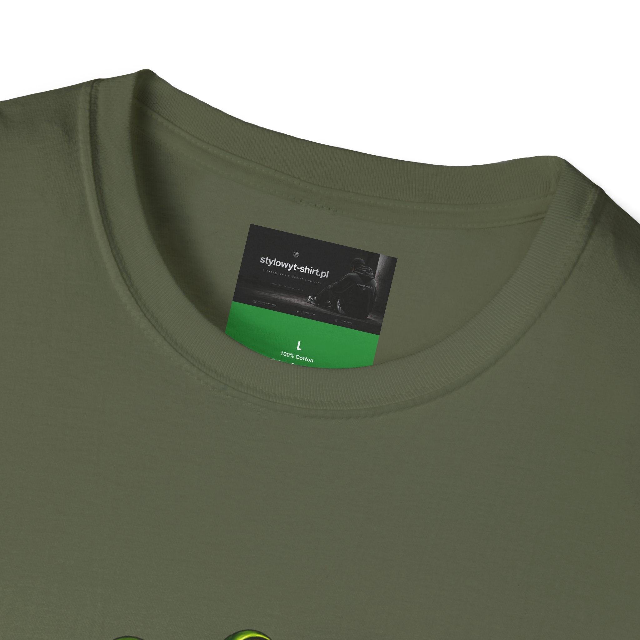 T-Shirt — 'Top Klient Żaby' Graphic Frog Design (Polish Snack & Coffee Theme)