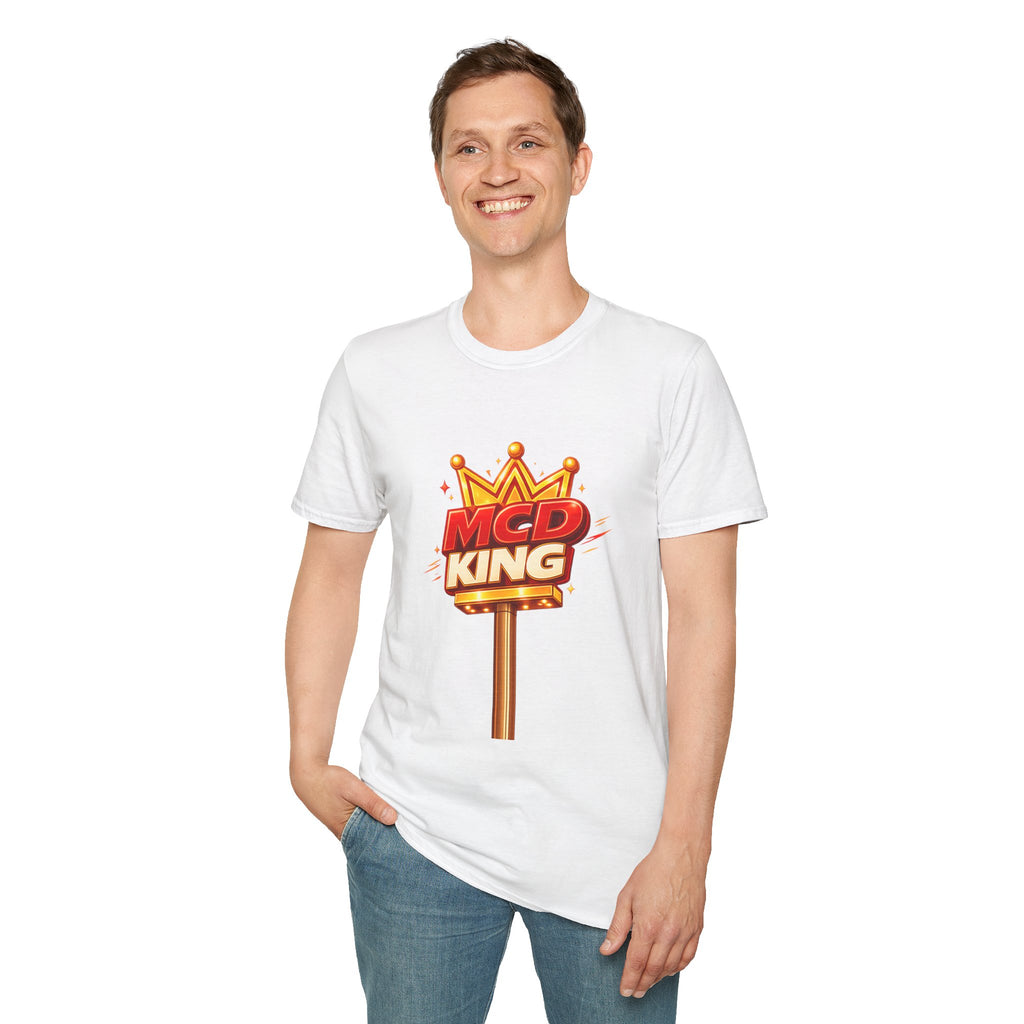 Unisex Softstyle T-Shirt MCD KING (fast-food mcd)