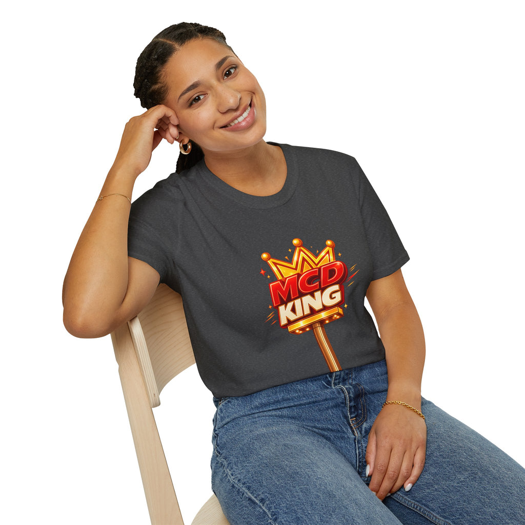 Unisex Softstyle T-Shirt MCD KING (fast-food mcd)