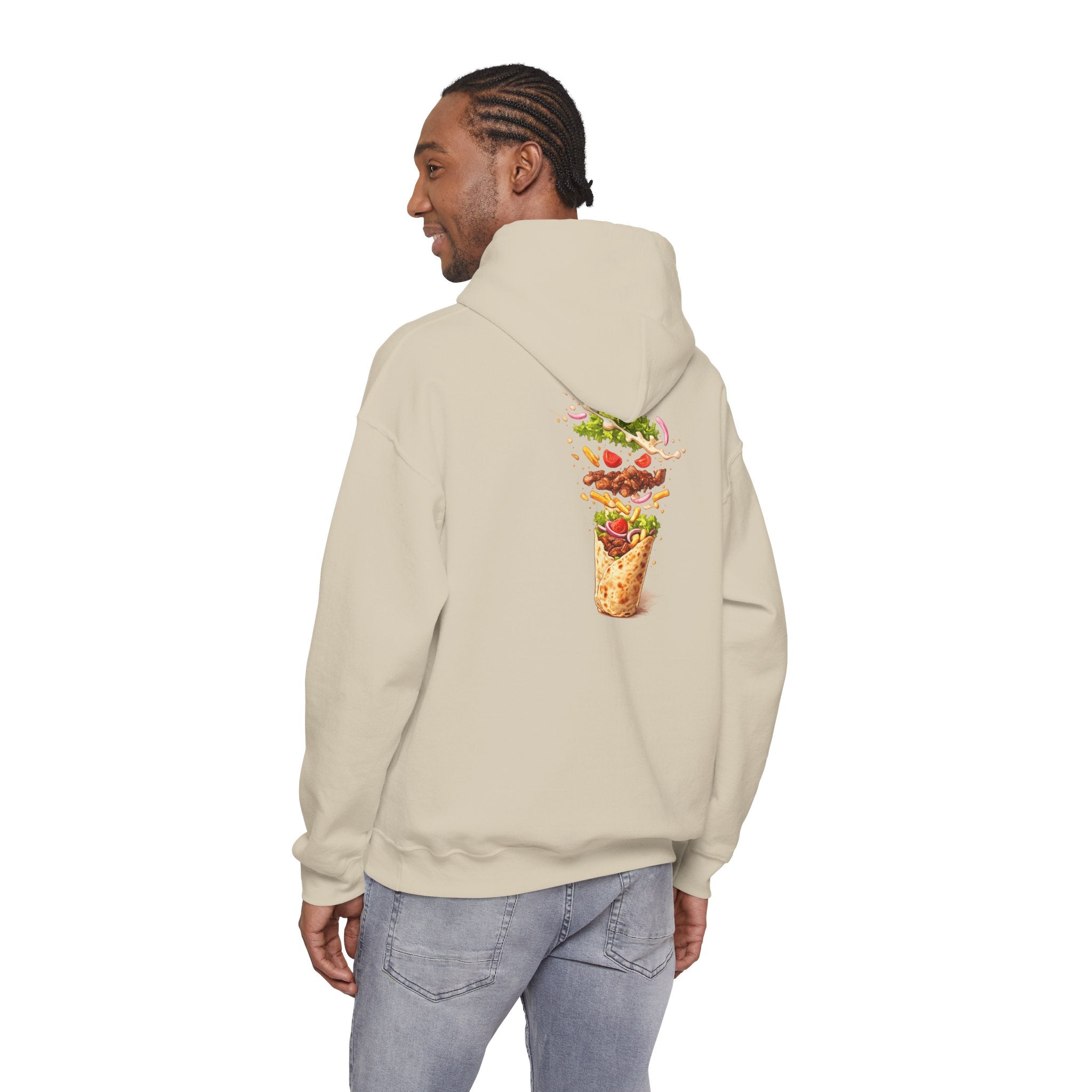 Kebab Shop Graphic Tee — 'Tryb Kebab' Street Food Wrap Illustration