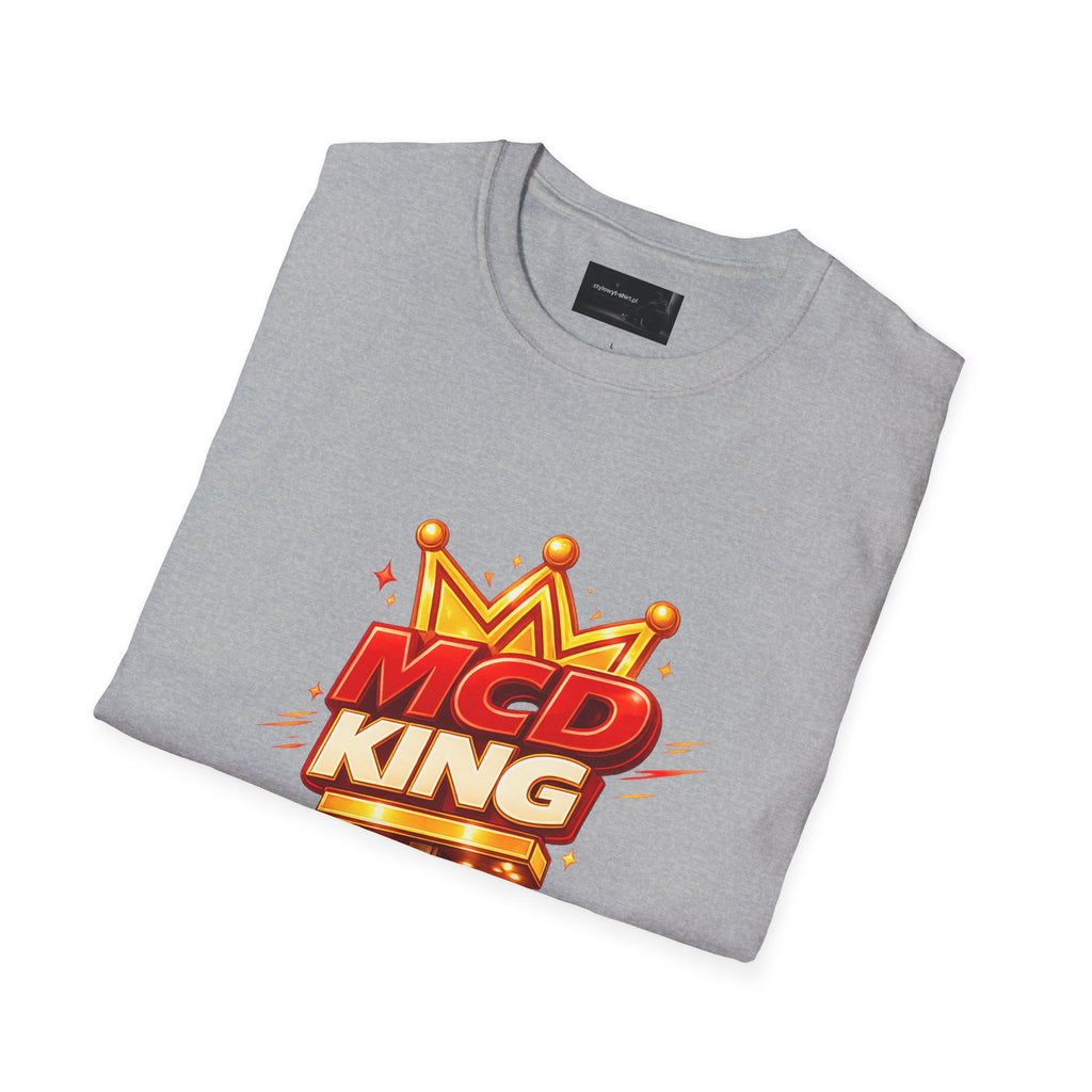 Unisex Softstyle T-Shirt MCD KING (fast-food mcd)