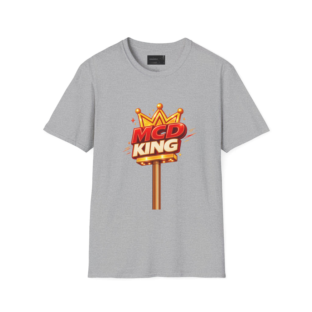 Unisex Softstyle T-Shirt MCD KING (fast-food mcd)