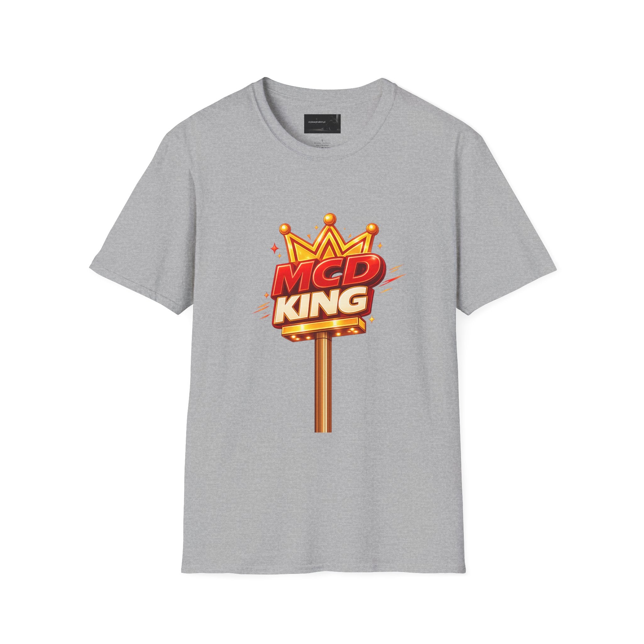 Unisex Softstyle T-Shirt MCD KING (fast-food mcd)