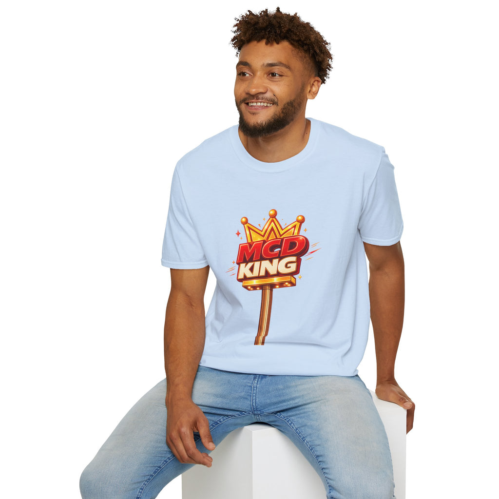 Unisex Softstyle T-Shirt MCD KING (fast-food mcd)