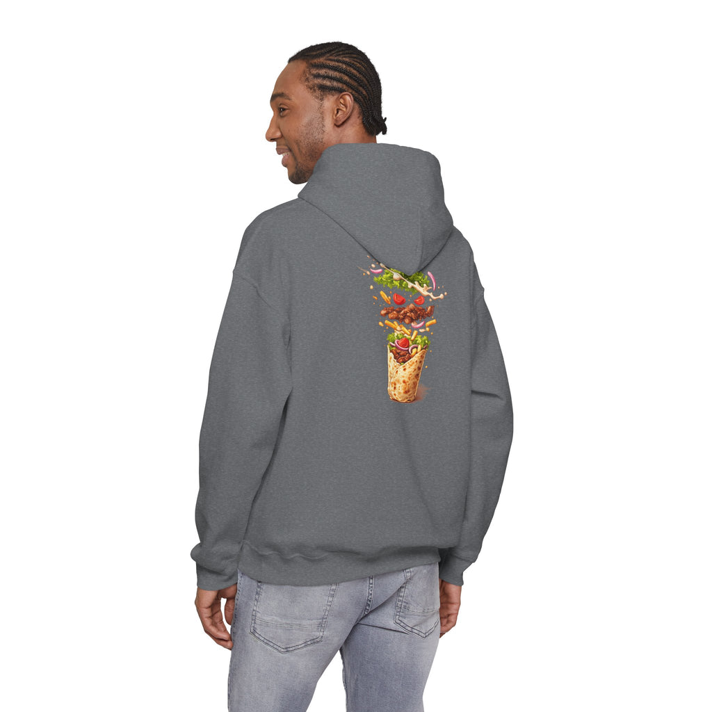 Kebab Shop Graphic Tee — 'Tryb Kebab' Street Food Wrap Illustration