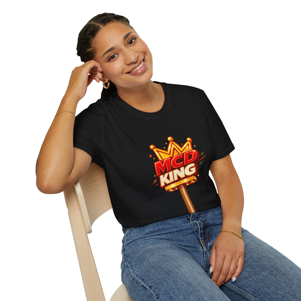 Unisex Softstyle T-Shirt MCD KING (fast-food mcd)