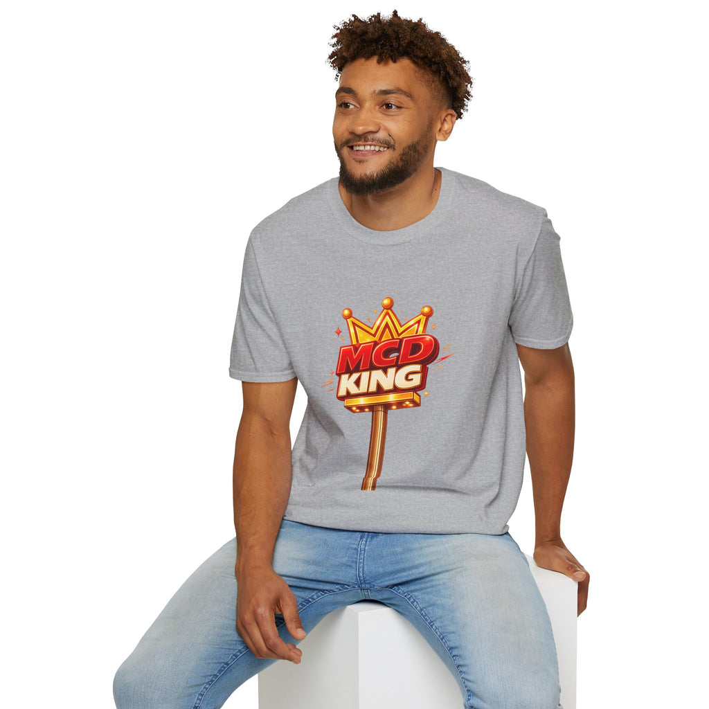 Unisex Softstyle T-Shirt MCD KING (fast-food mcd)