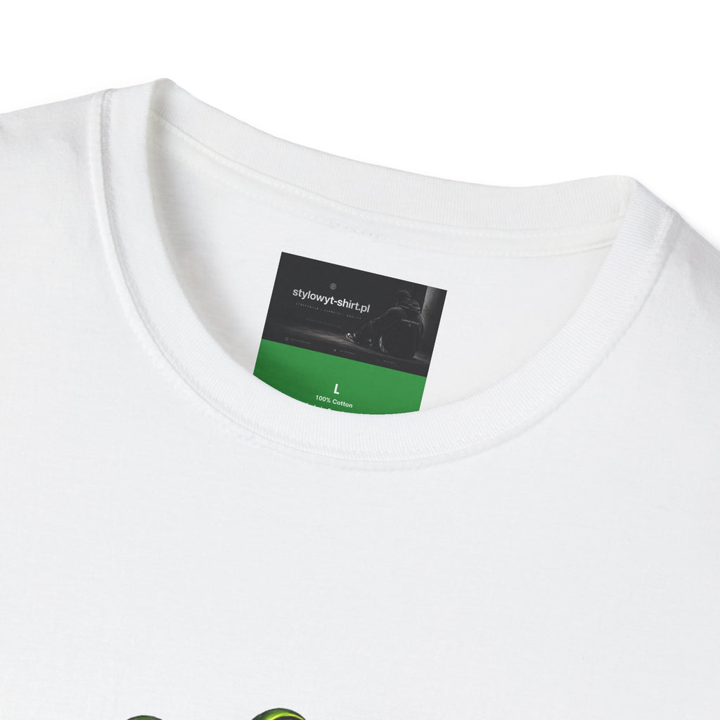 T-Shirt — 'Top Klient Żaby' Graphic Frog Design (Polish Snack & Coffee Theme)
