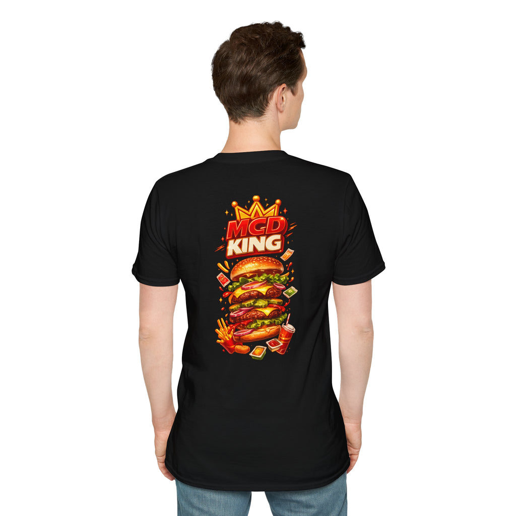 Unisex Softstyle T-Shirt MCD KING (fast-food mcd)