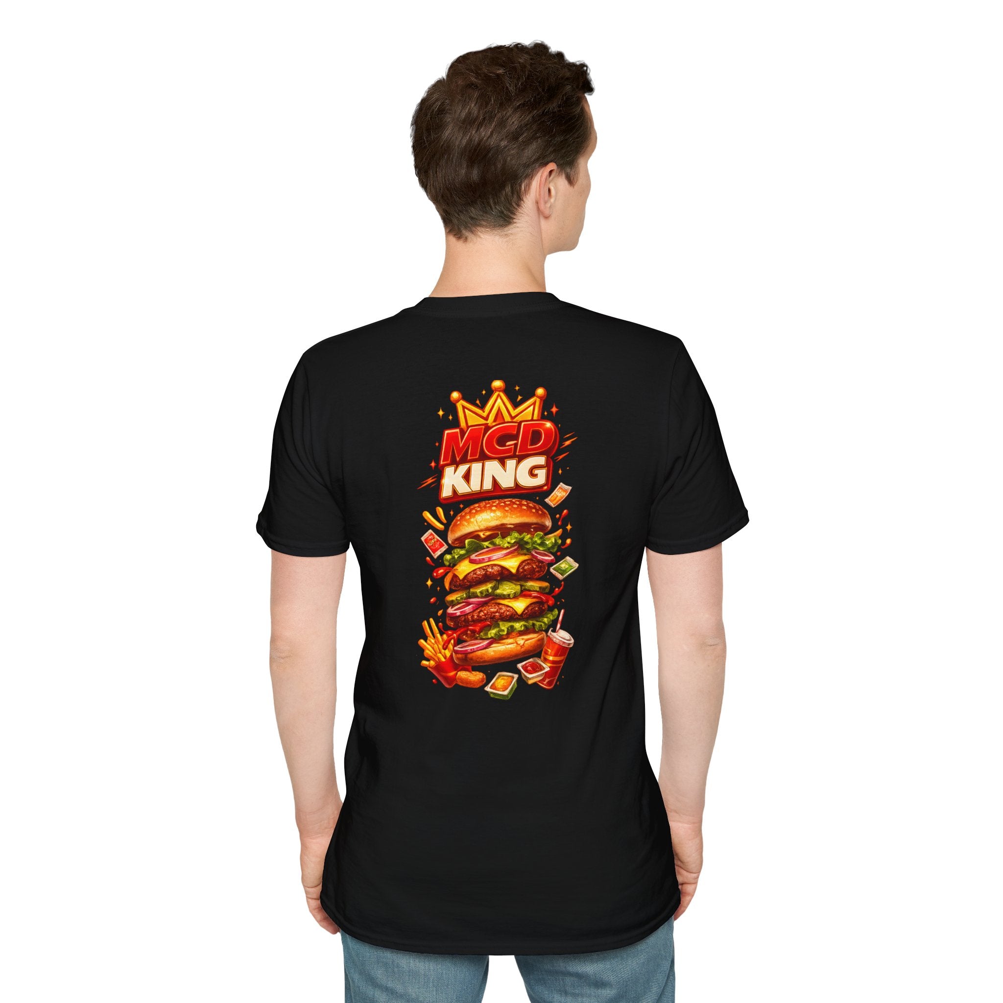 Unisex Softstyle T-Shirt MCD KING (fast-food mcd)