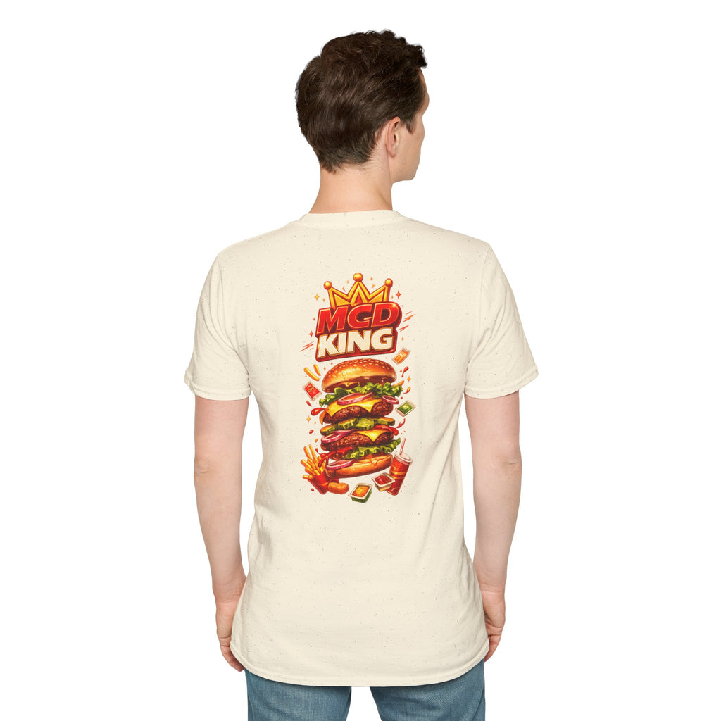 Unisex Softstyle T-Shirt MCD KING (fast-food mcd)