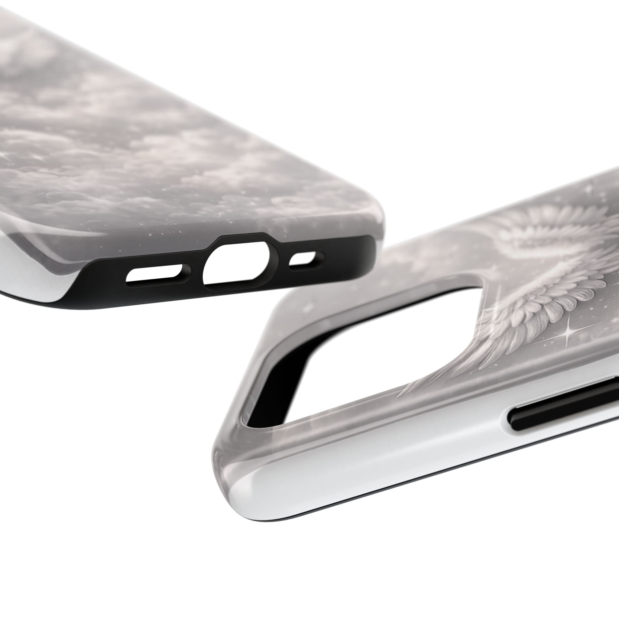 Angel Wings Cloud Tough Phone Case — Protective iPhone Case with Heavenly Wing Design