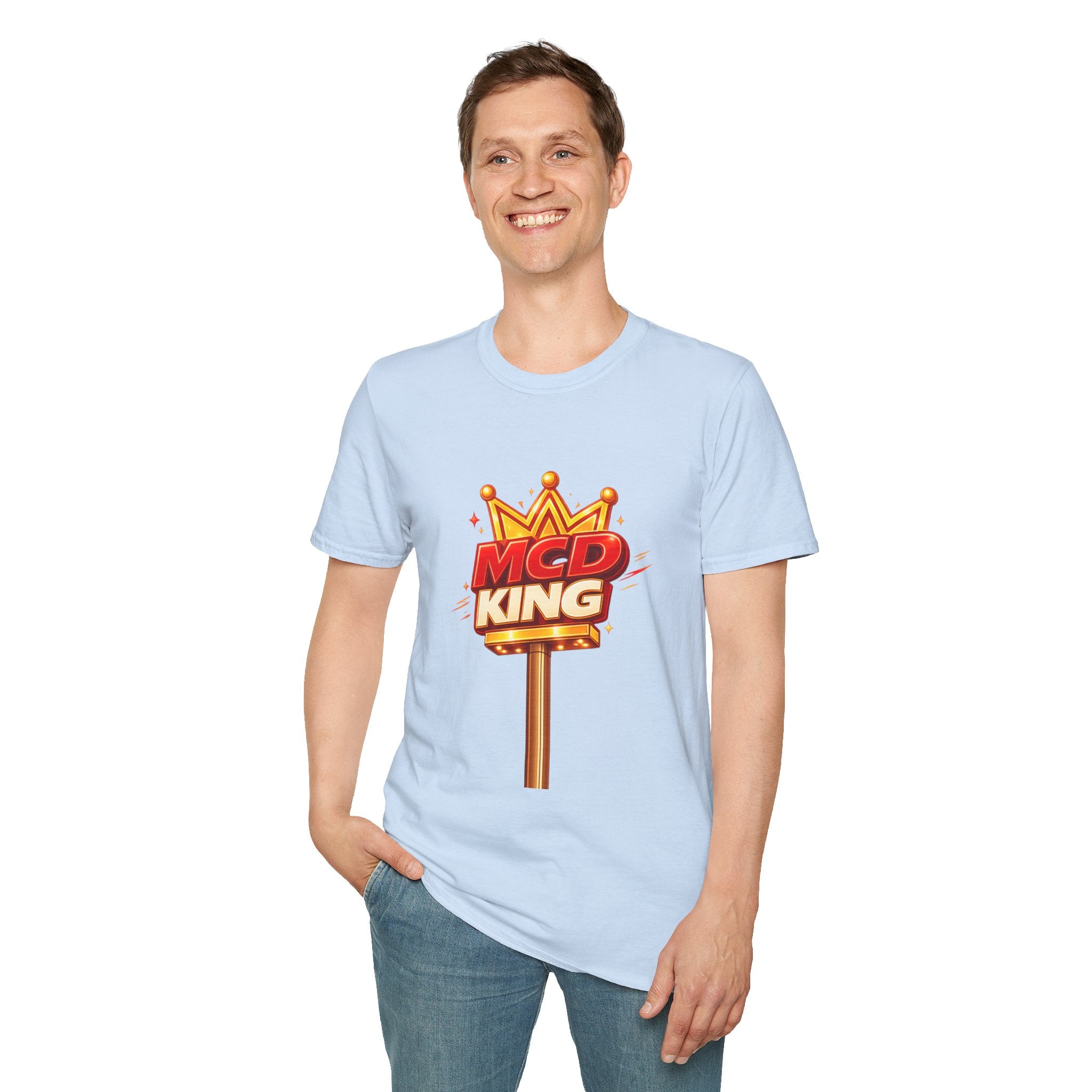 Unisex Softstyle T-Shirt MCD KING (fast-food mcd)