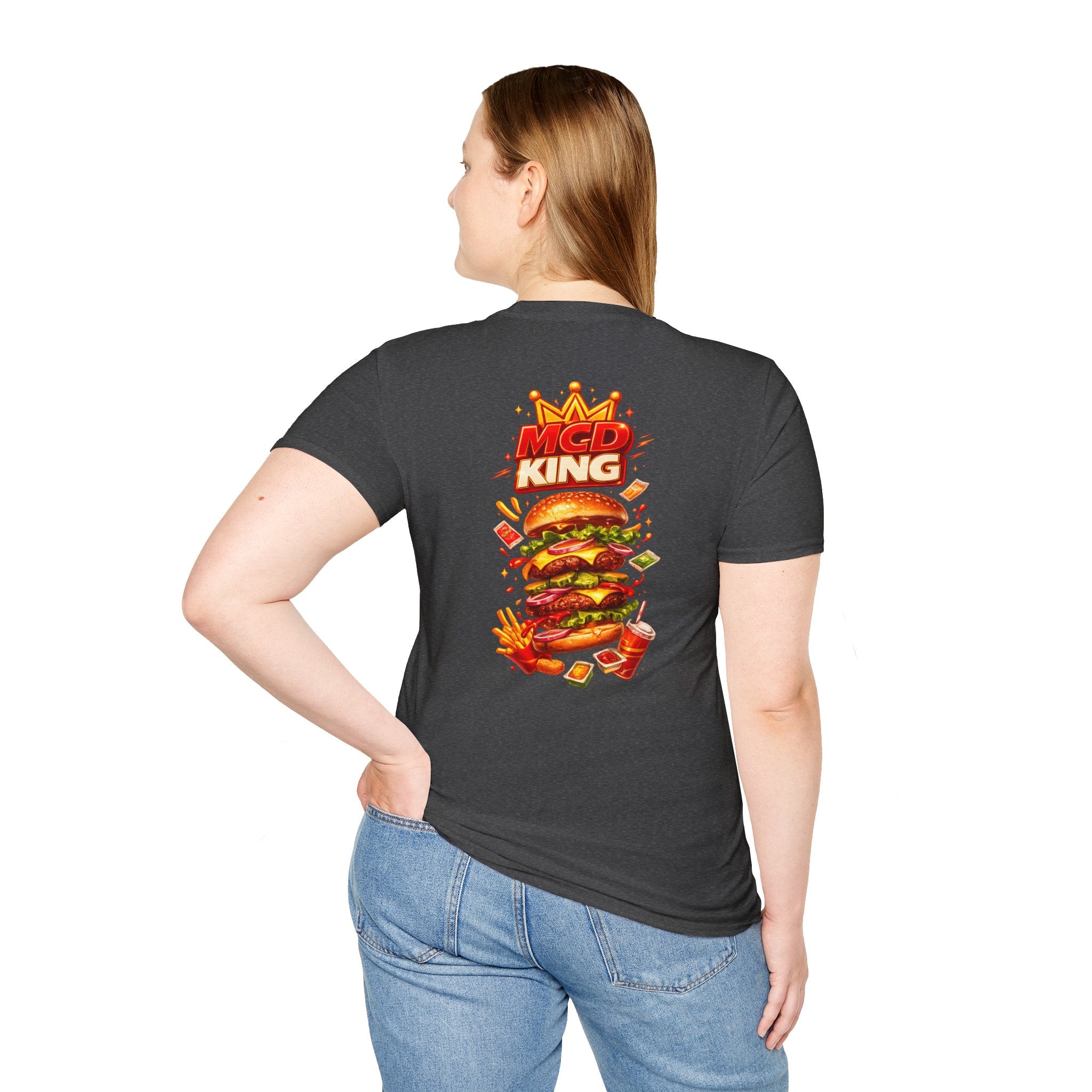 Unisex Softstyle T-Shirt MCD KING (fast-food mcd)