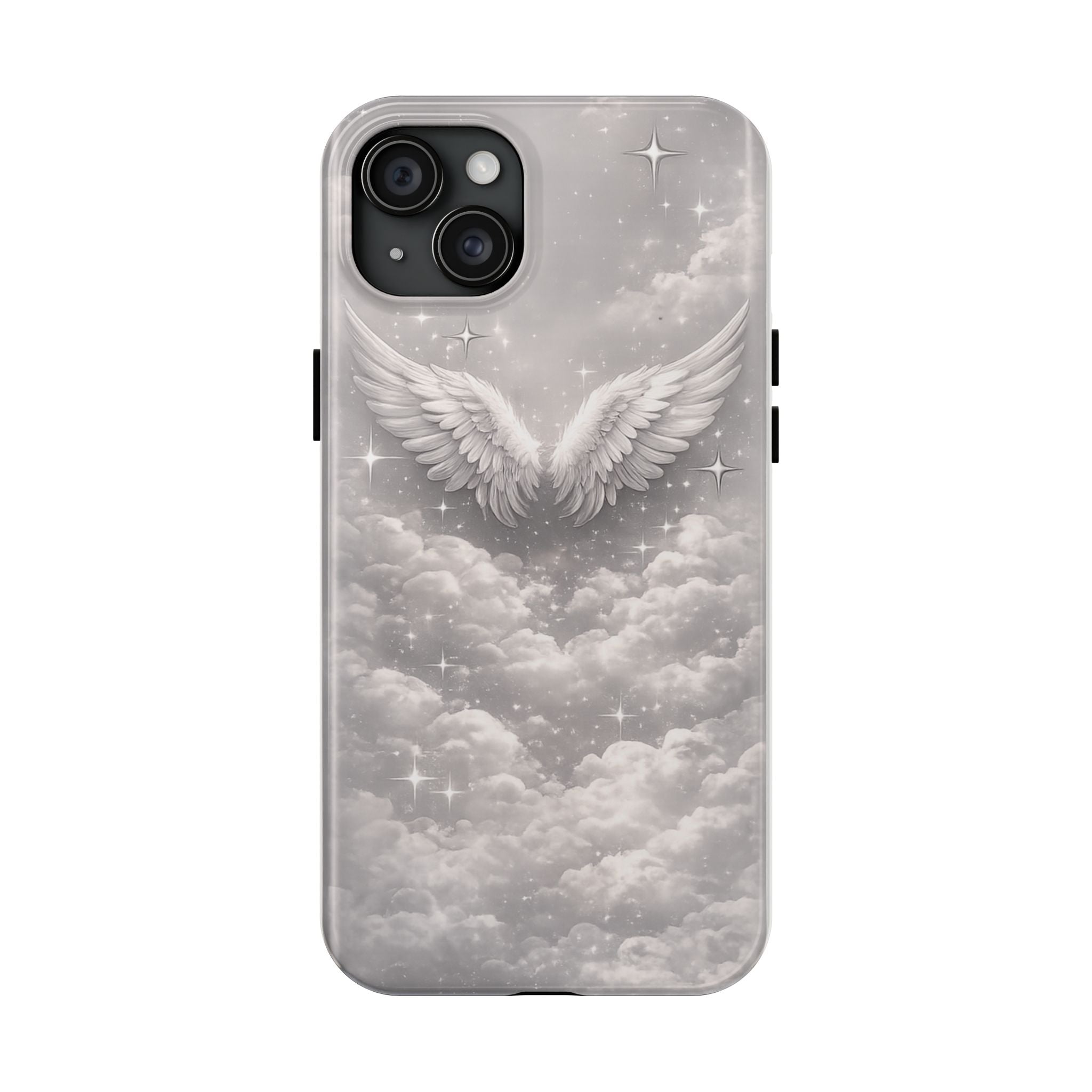 Angel Wings Cloud Tough Phone Case — Protective iPhone Case with Heavenly Wing Design