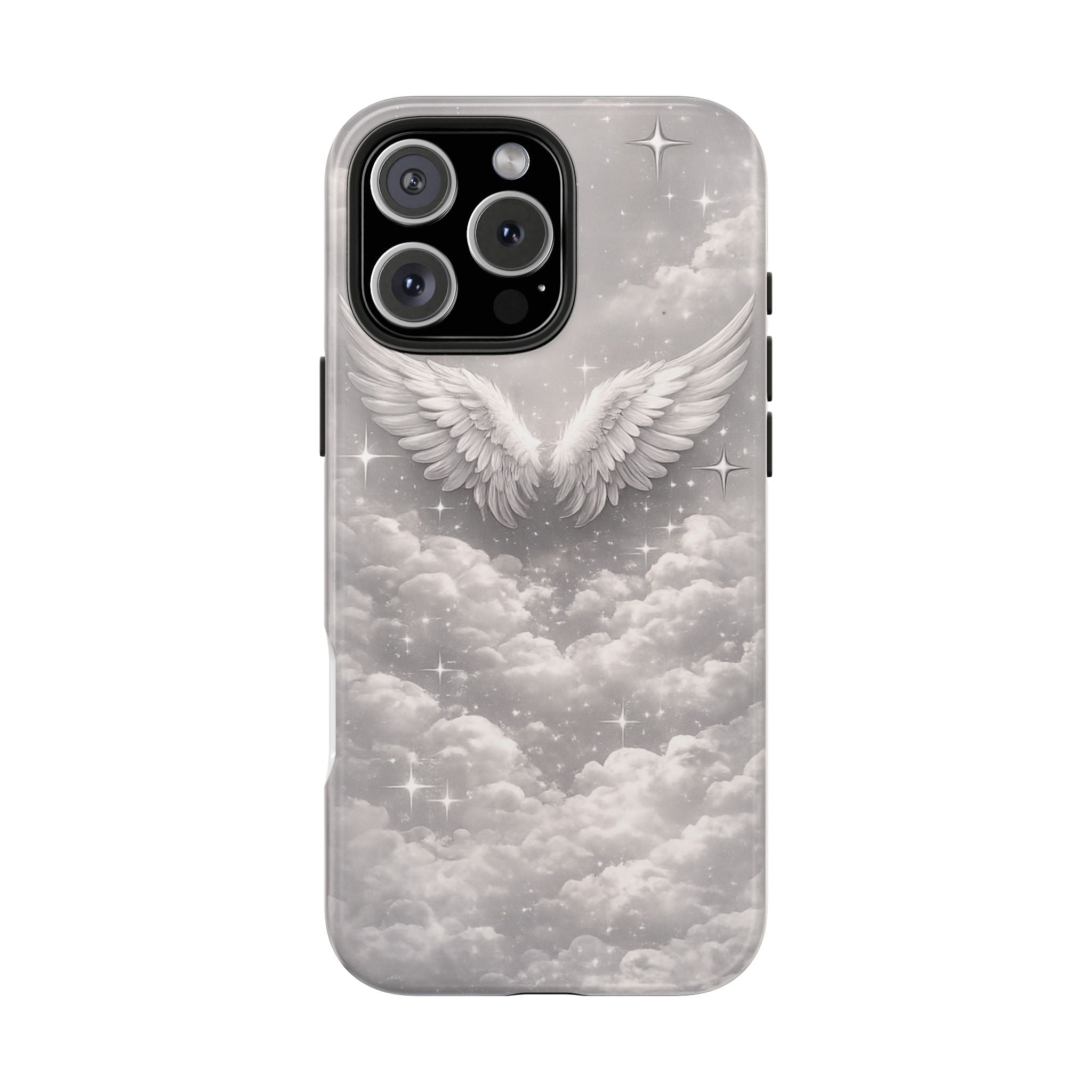 Angel Wings Cloud Tough Phone Case — Protective iPhone Case with Heavenly Wing Design