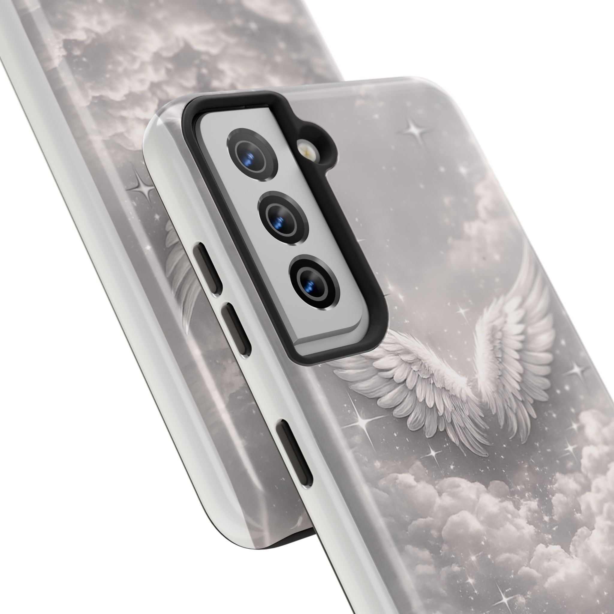 Angel Wings Cloud Tough Phone Case — Protective iPhone Case with Heavenly Wing Design