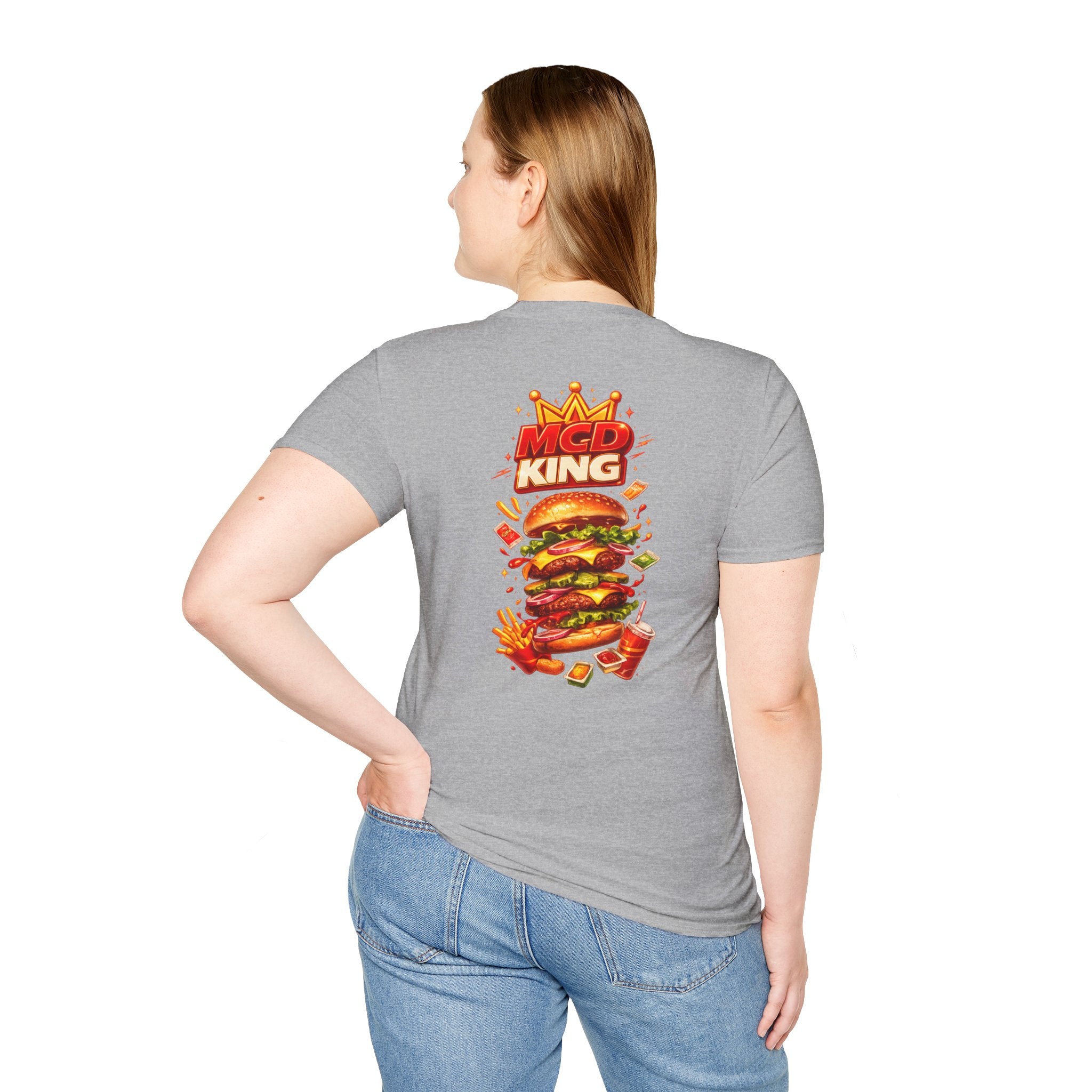 Unisex Softstyle T-Shirt MCD KING (fast-food mcd)