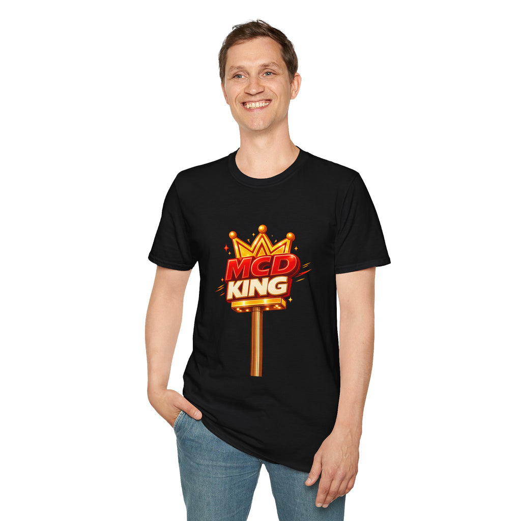 Unisex Softstyle T-Shirt MCD KING (fast-food mcd)