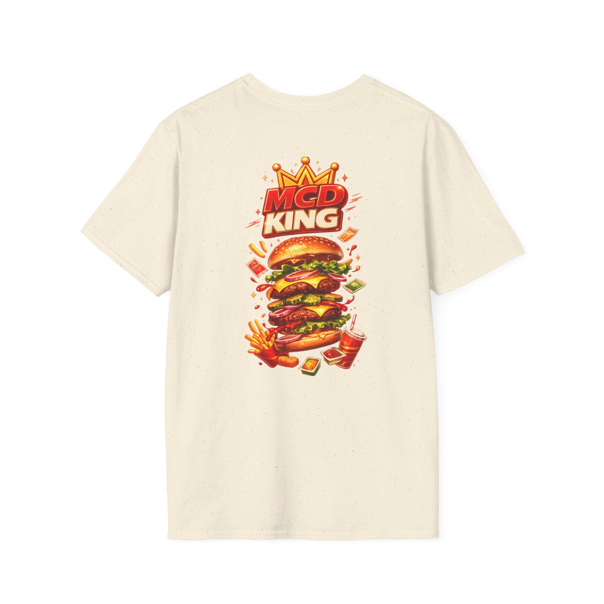 Unisex Softstyle T-Shirt MCD KING (fast-food mcd)