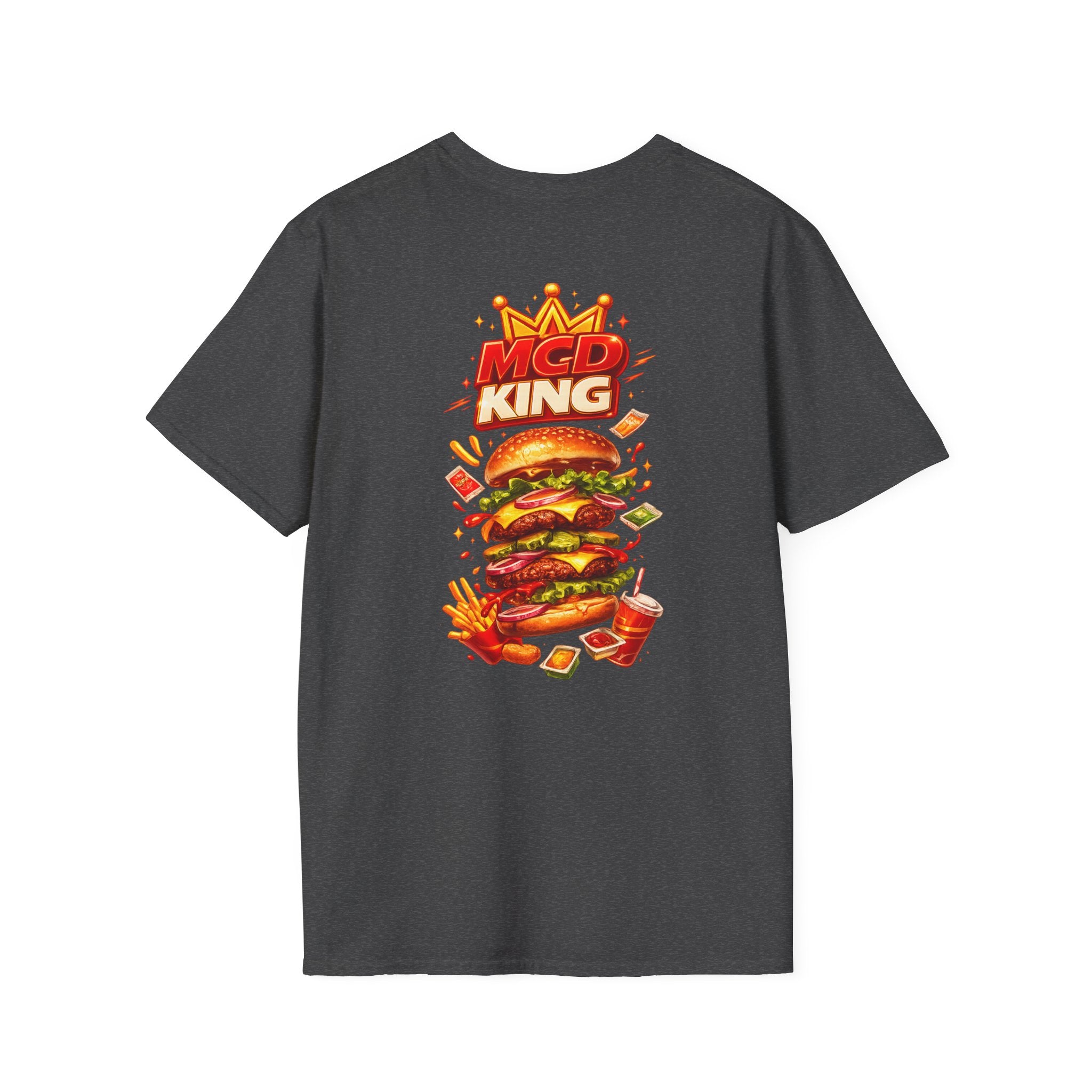 Unisex Softstyle T-Shirt MCD KING (fast-food mcd)