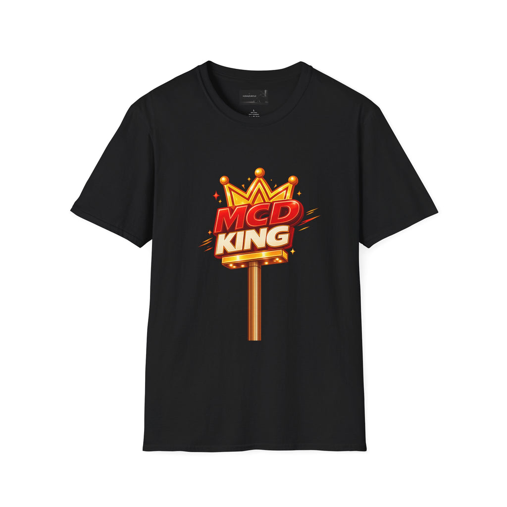 Unisex Softstyle T-Shirt MCD KING (fast-food mcd)