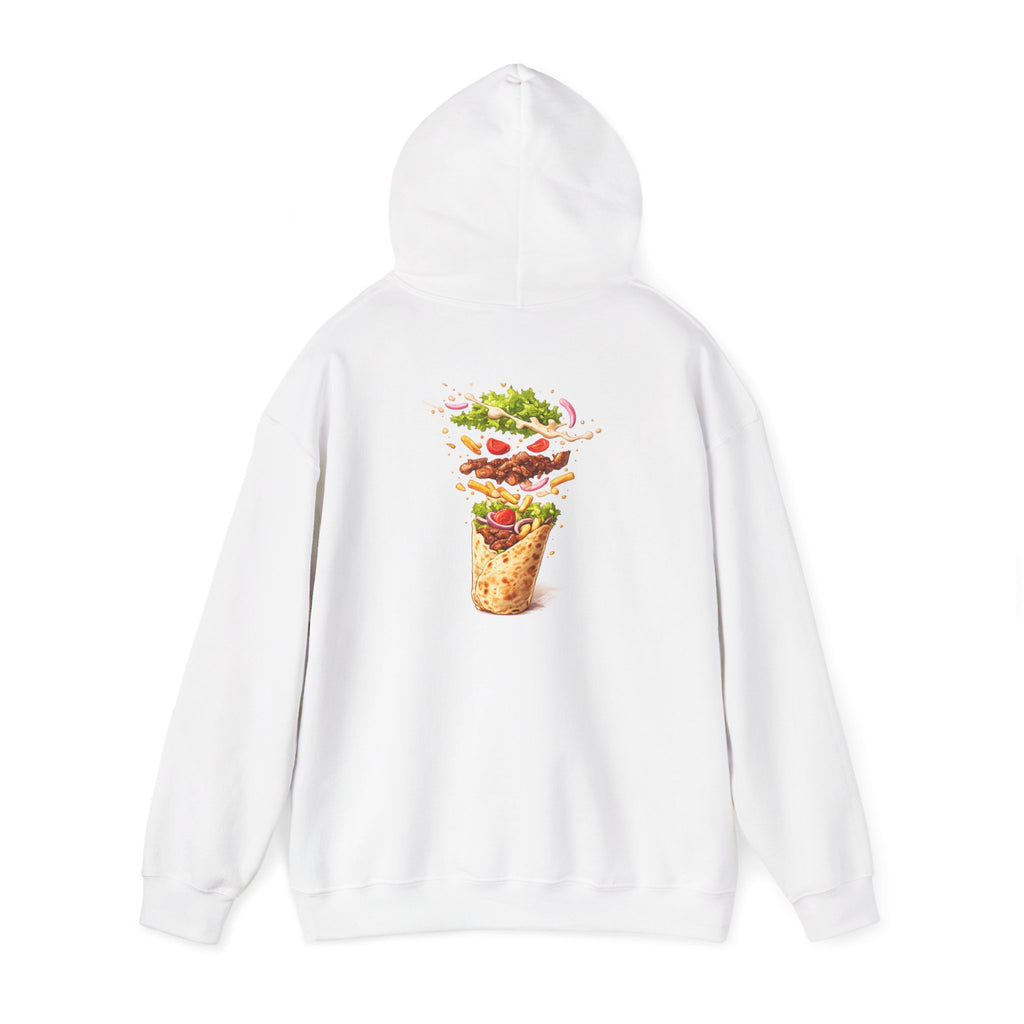 Kebab Shop Graphic Tee — 'Tryb Kebab' Street Food Wrap Illustration